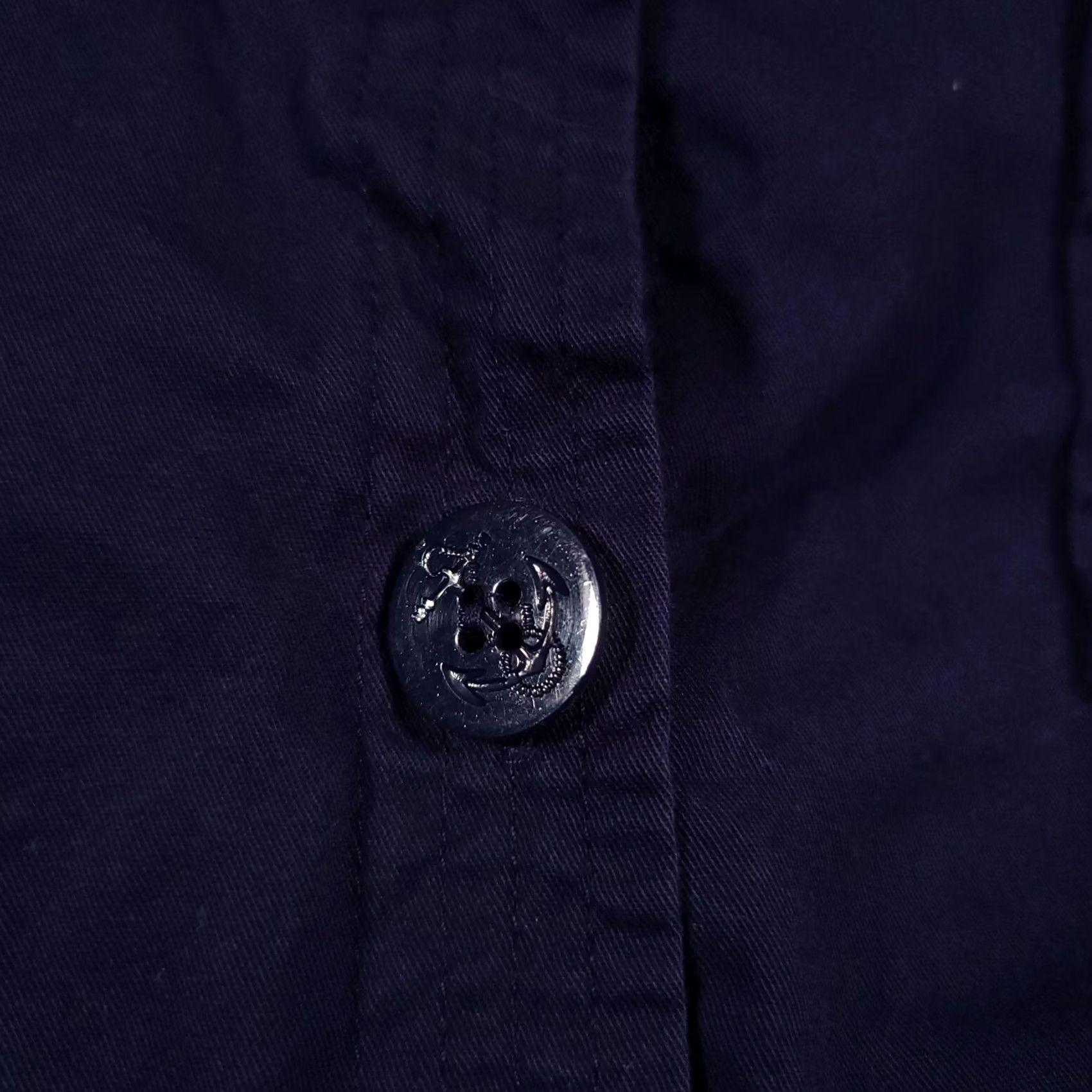 Vintage White Stag Regulation Peacoat Women's Small Navy Blue Crop Pockets Button Front Coat Size S / US 4 / IT 40 - 6 Thumbnail