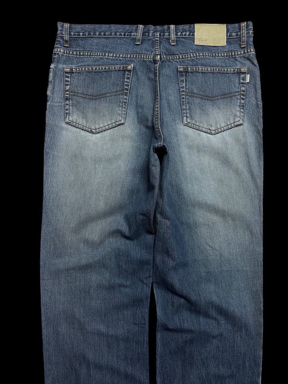Japanese Brand WAIST-37 BAGGY Japanese Insane Mudwash Distressed Denim Jean Size US 37 - 15 Thumbnail