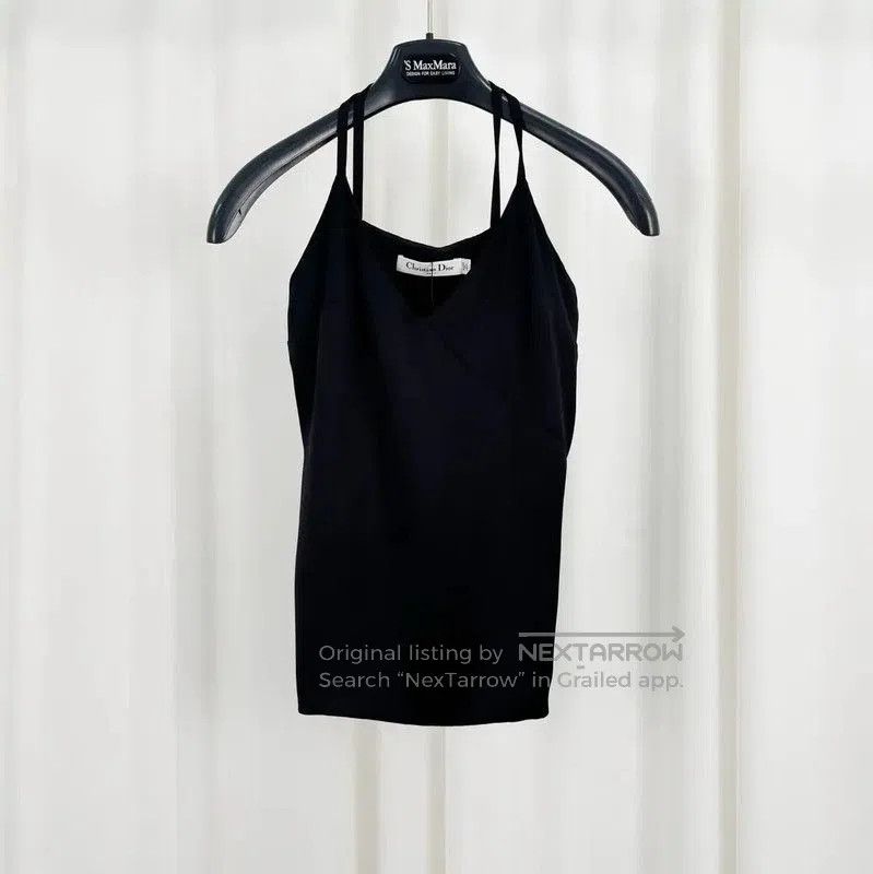 Dior Dior Black Silk Sleeveless Summer Top . Size XS / US 0-2 / IT 36-38 - 1 Thumbnail
