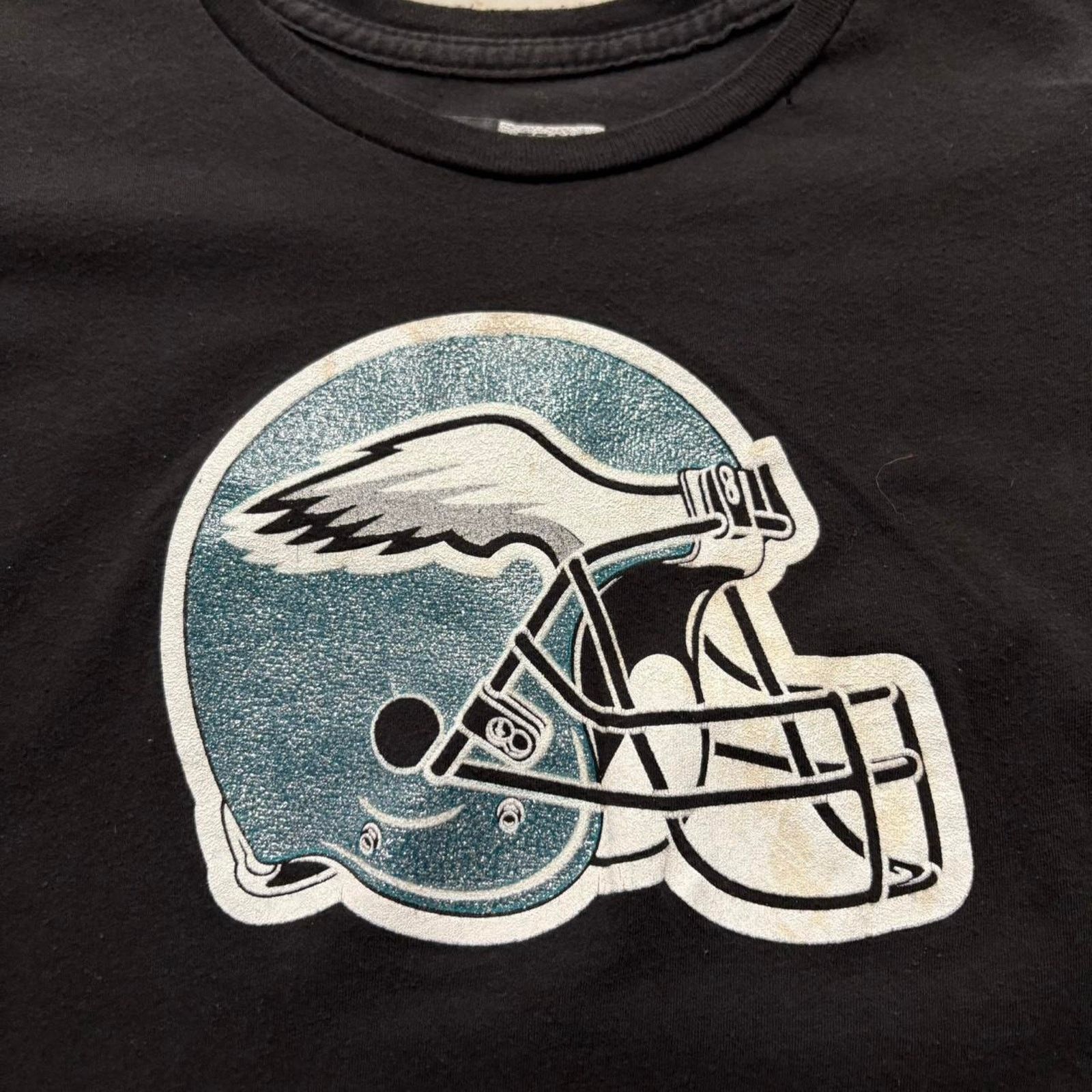 NFL × Vintage Crazy Vintage Y2K Philadelphia Eagles Graphic Baby T Shirt Size S / US 4 / IT 40 - 4 Thumbnail