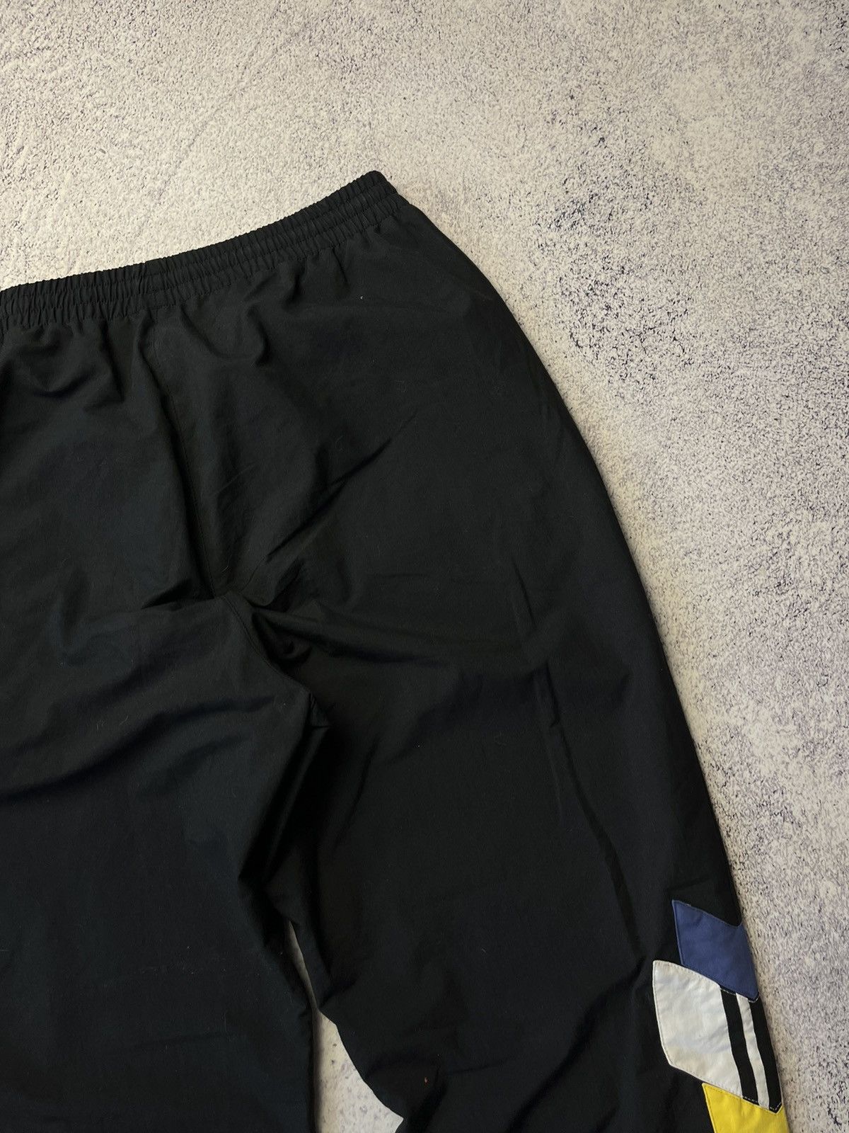 Adidas Vintage Adidas Track Pants Grape Black Nylon White Logo 90s Size US 34 / EU 50 - 22 Thumbnail