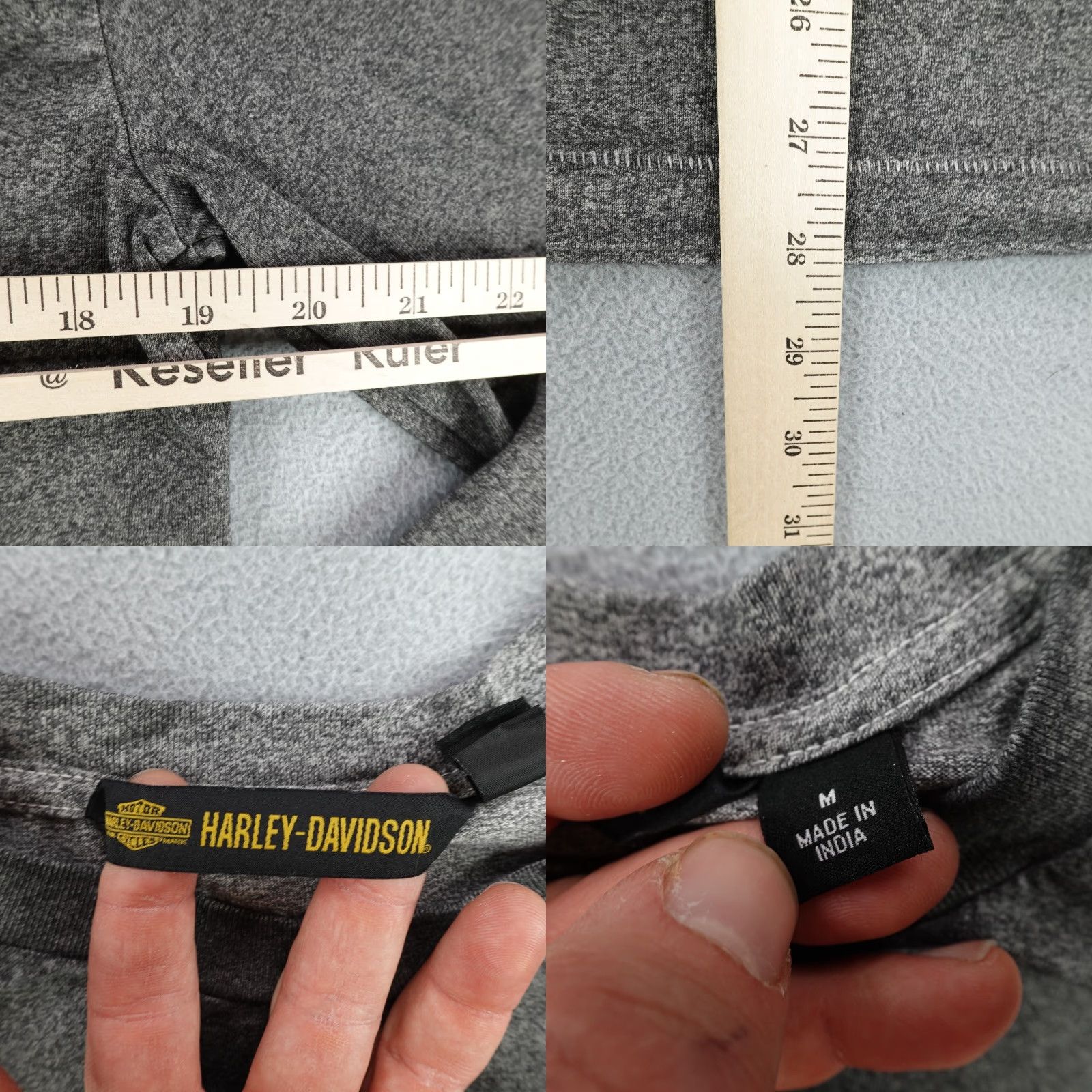 Harley Davidson VINTAGE Harley-Davidson Shirt Mens Medium Gray Fast Track Service Biker Tee Shirt? Size US M / EU 48-50 / 2 - 8 Thumbnail