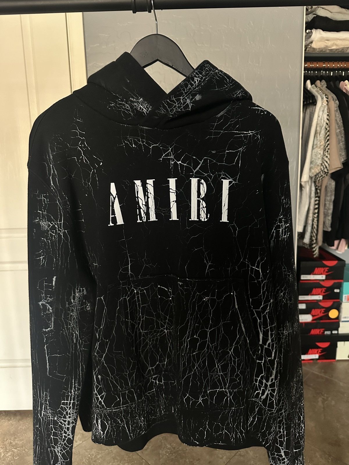 Amiri Amiri Cracked Dye Hoodie Size US L / EU 52-54 / 3 - 5 Thumbnail