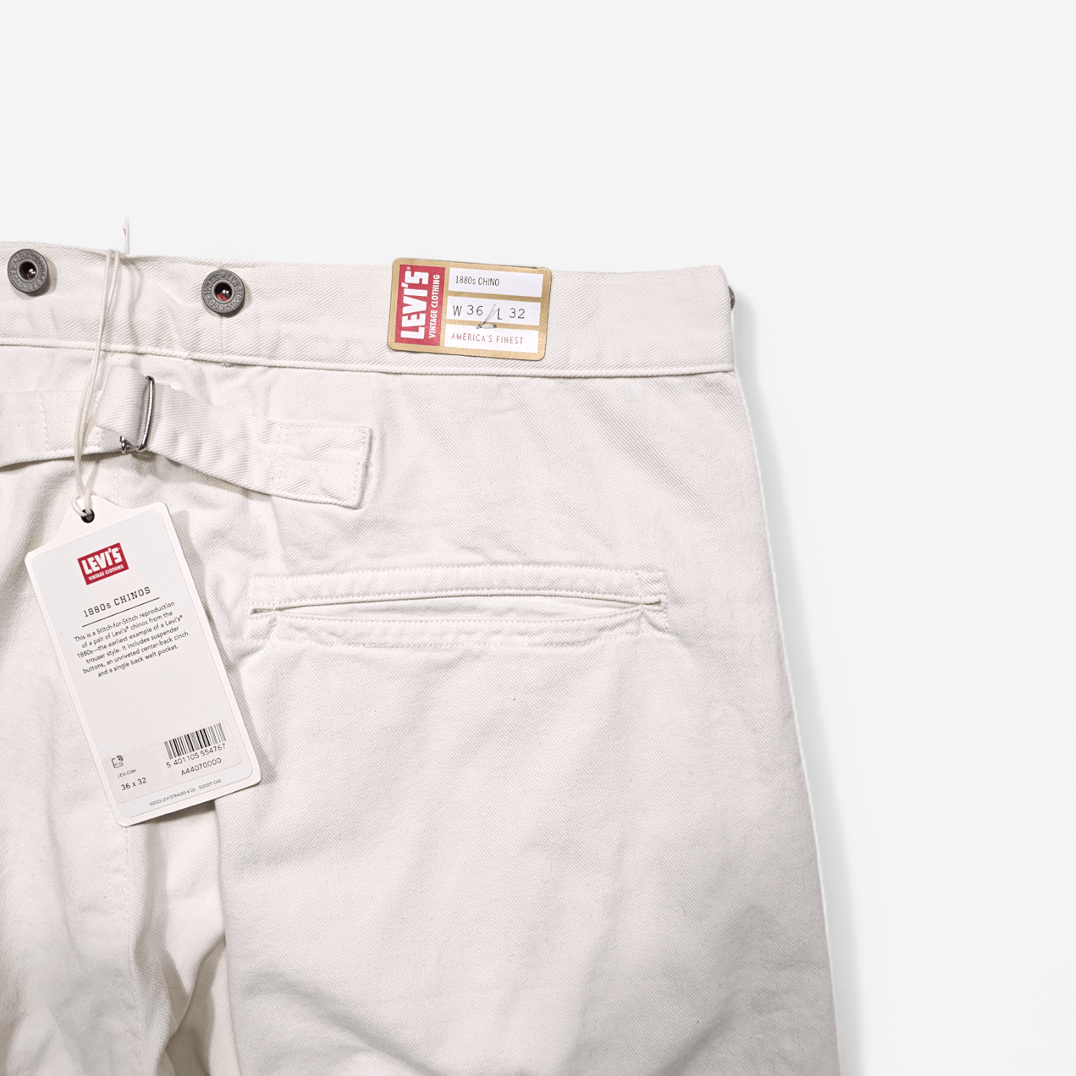Levi's Vintage Clothing NWT LVC Levi's Vintage Clothing 1880s Chino Pants Repro SS23 Size US 36 / EU 52 - 9 Thumbnail