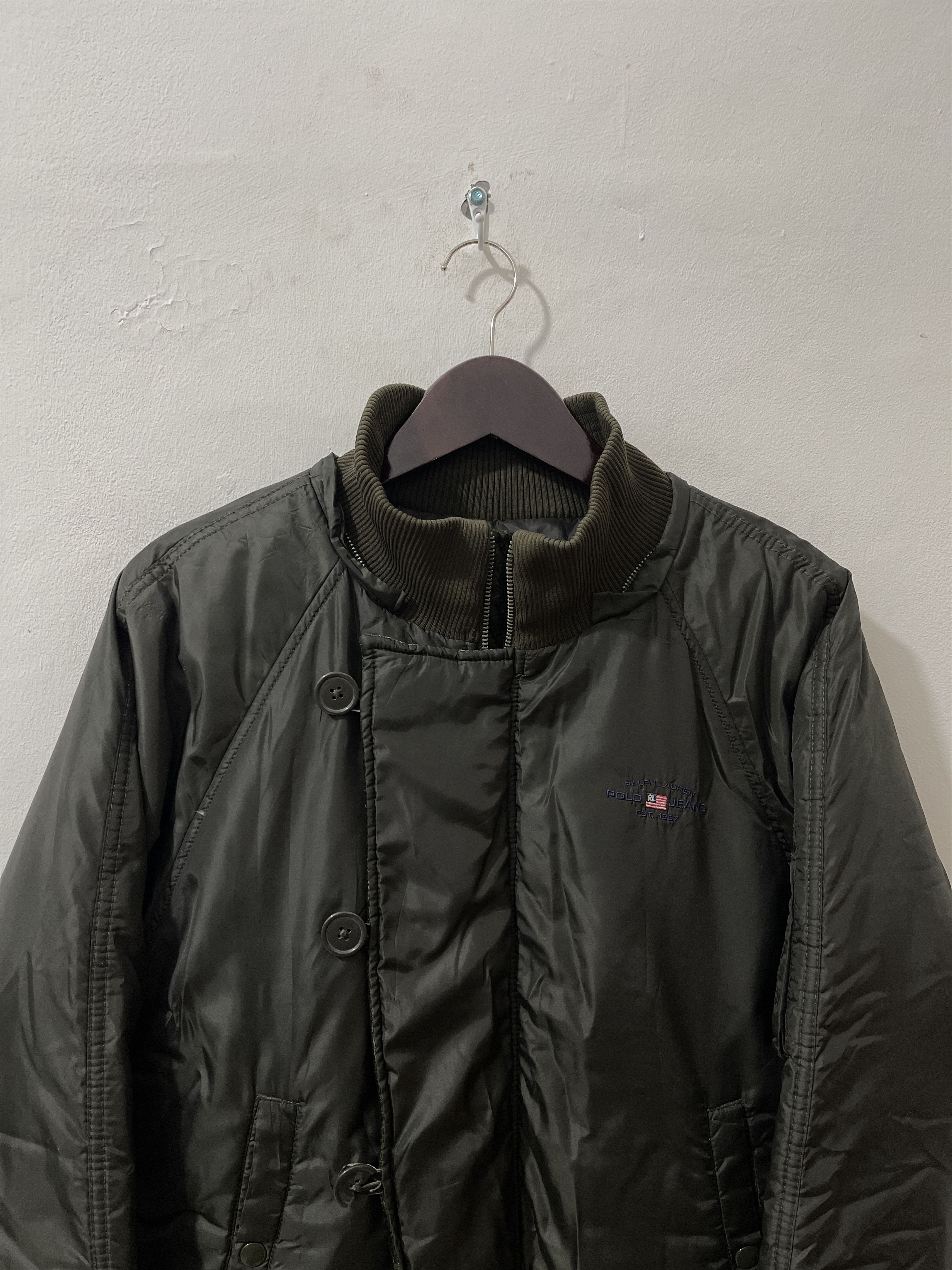 Vintage Vintage Ralph Lauren Military Down Puffer Jacket Size US L / EU 52-54 / 3 - 2 Thumbnail