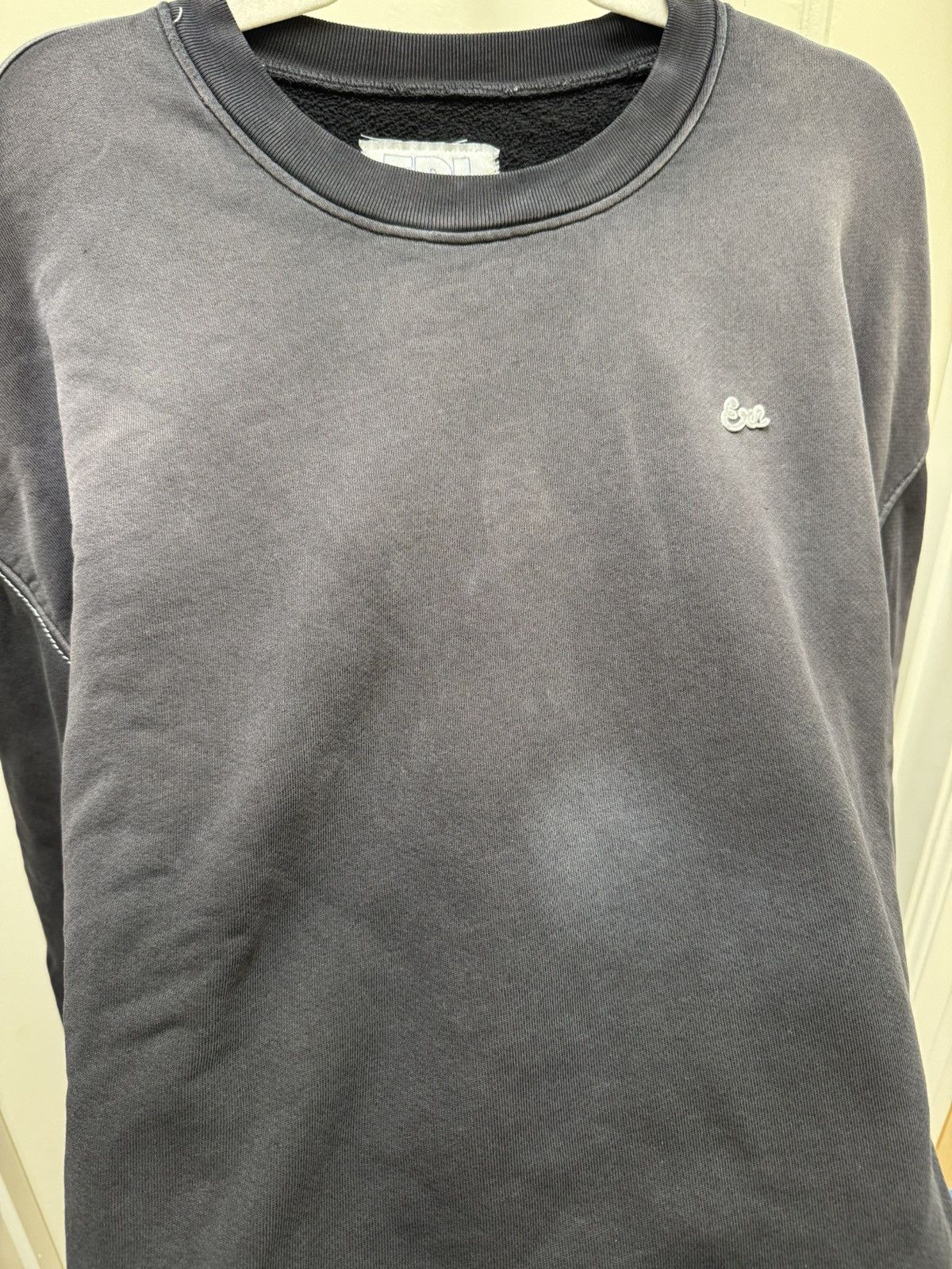 ERL ERL Black Sunfaded Crewneck Size US M / EU 48-50 / 2 - 4 Thumbnail