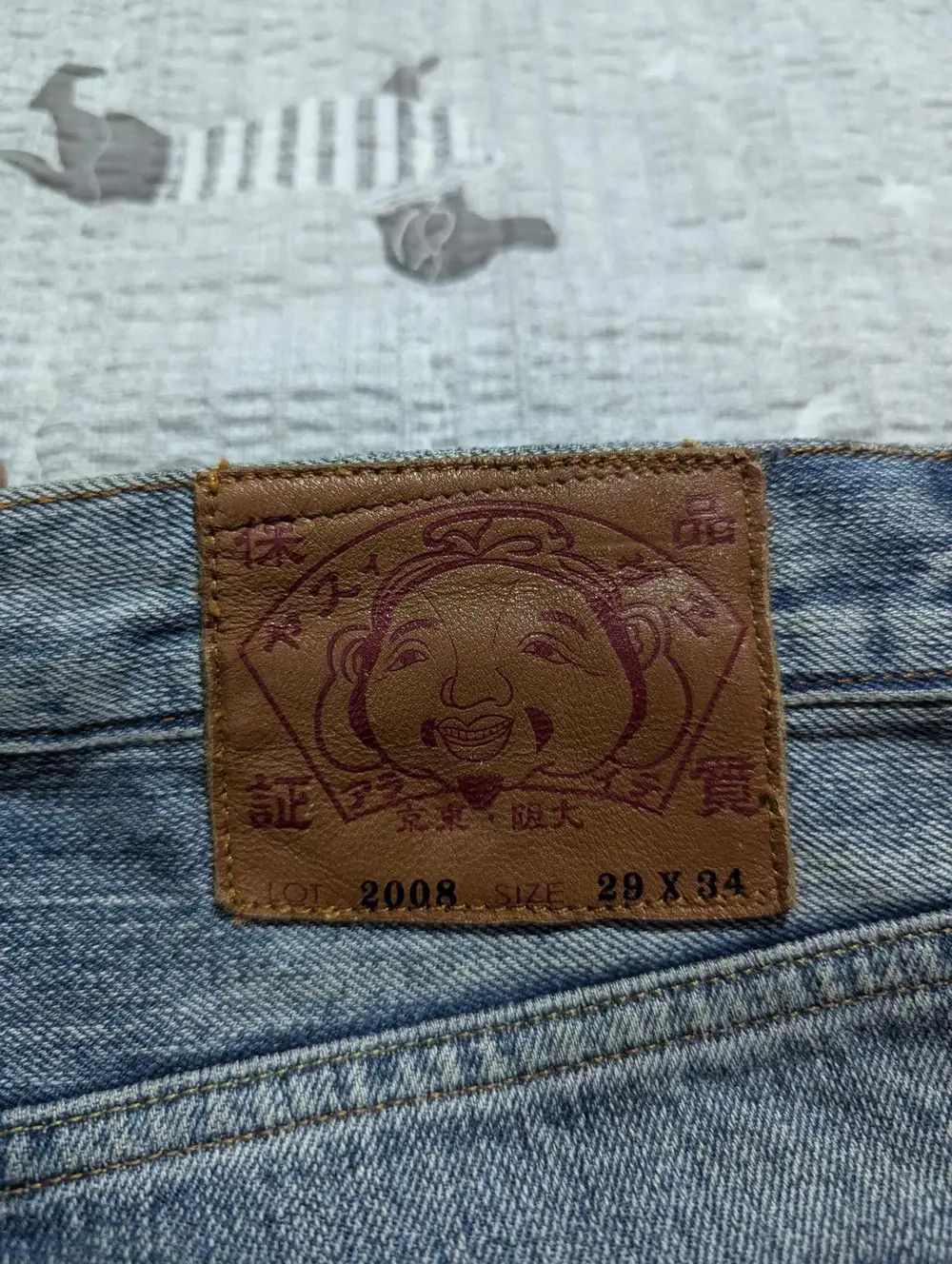 Evisu Evisu Japan Destroyed Seagull Denim Size US 29 - 4 Thumbnail