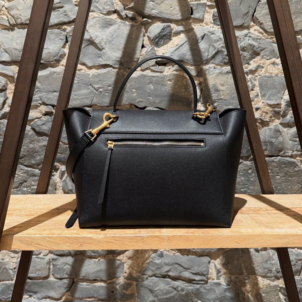 Celine Celine 2018 Black Leather Mini Belt Bag Size ONE SIZE - 5 Thumbnail
