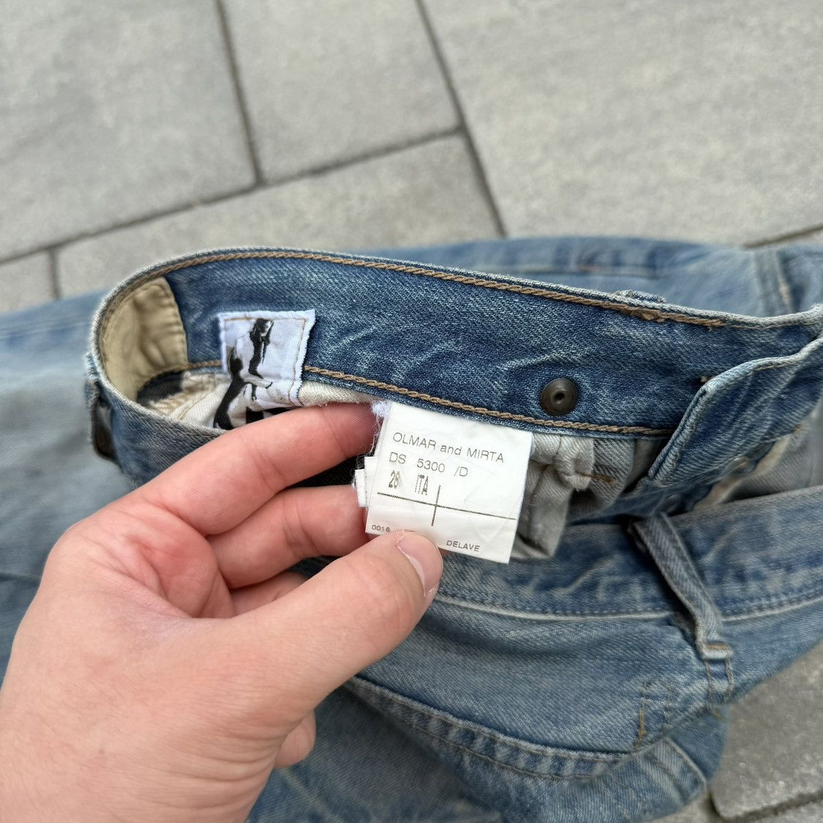 Rick Owens FW07 Rick Owens Blue Wash Detroit Cut Denim Size US 28 / EU 44 - 3 Thumbnail