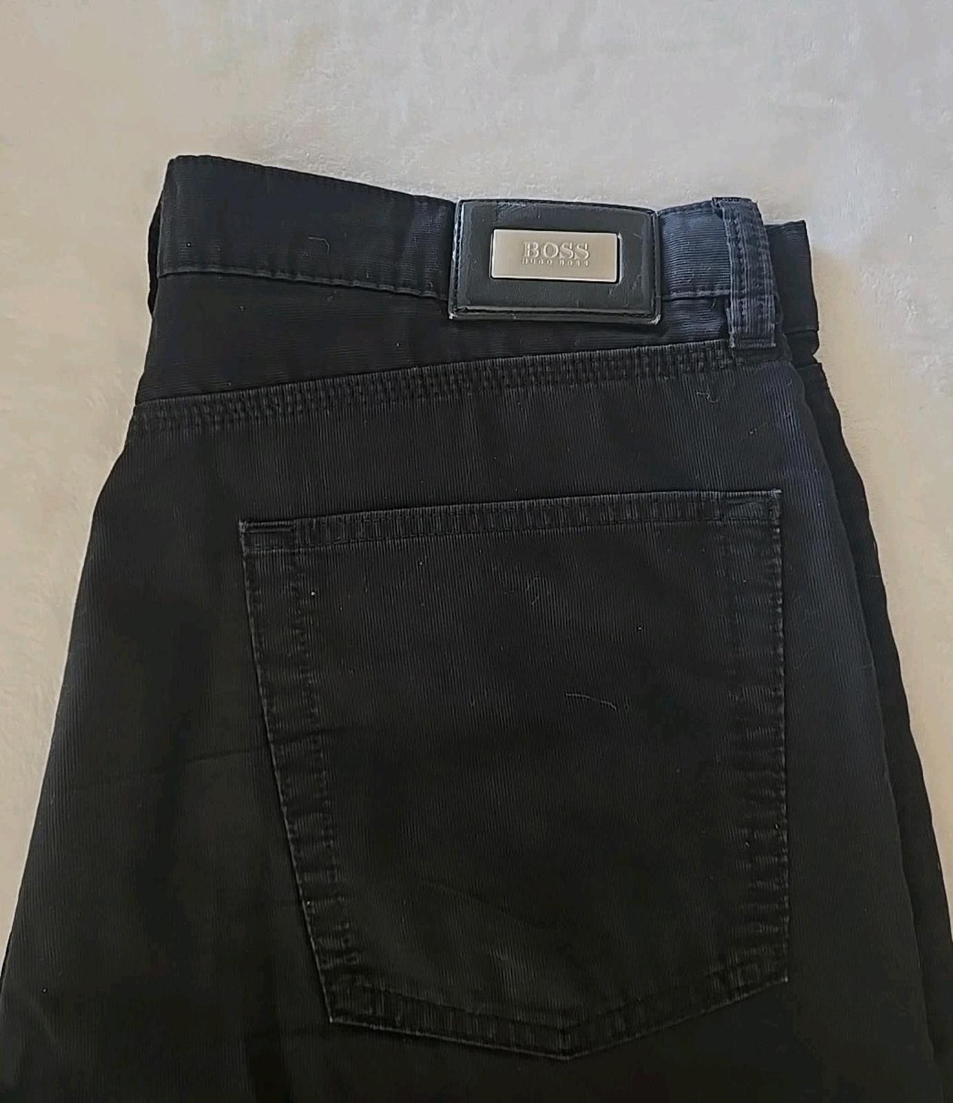 Hugo Boss HUGO BOSS Black Alabama Straight Leg 100% Cotton Pants 36x32 Size US 36 / EU 52 - 5 Thumbnail