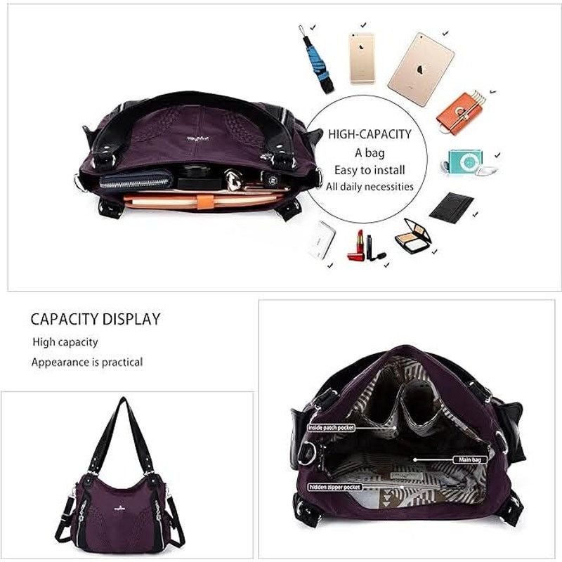 Other NEW Angel Kiss Purse Crossbody Bag Purple/Black Y2K Pocket Size ONE SIZE - 2 Thumbnail