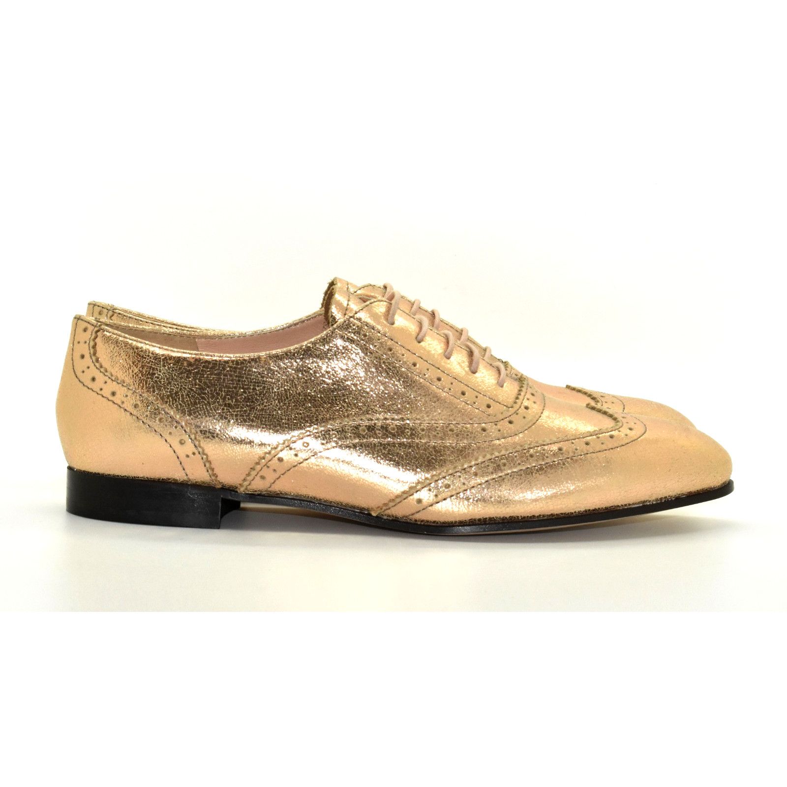 J.Crew NWOB J CREW Cracked Leather Wingtip Oxford Shoes Size 8.5 Size US 8.5 / IT 38.5 - 2 Thumbnail