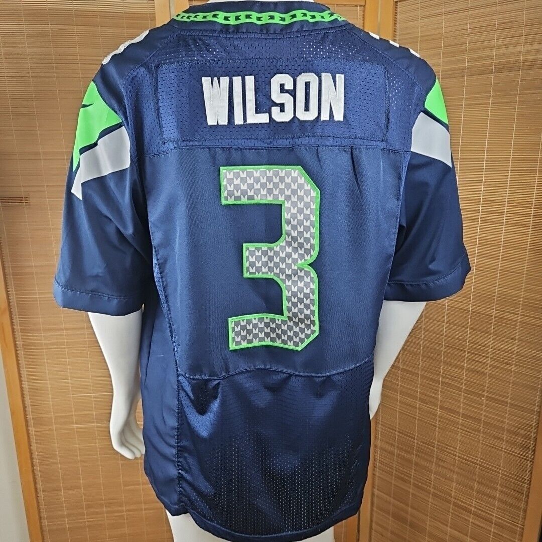 Nike Nike Seattle Seahawks Jersey Russell Wilson #3 On Field Foot Size US XL / EU 56 / 4 - 4 Thumbnail