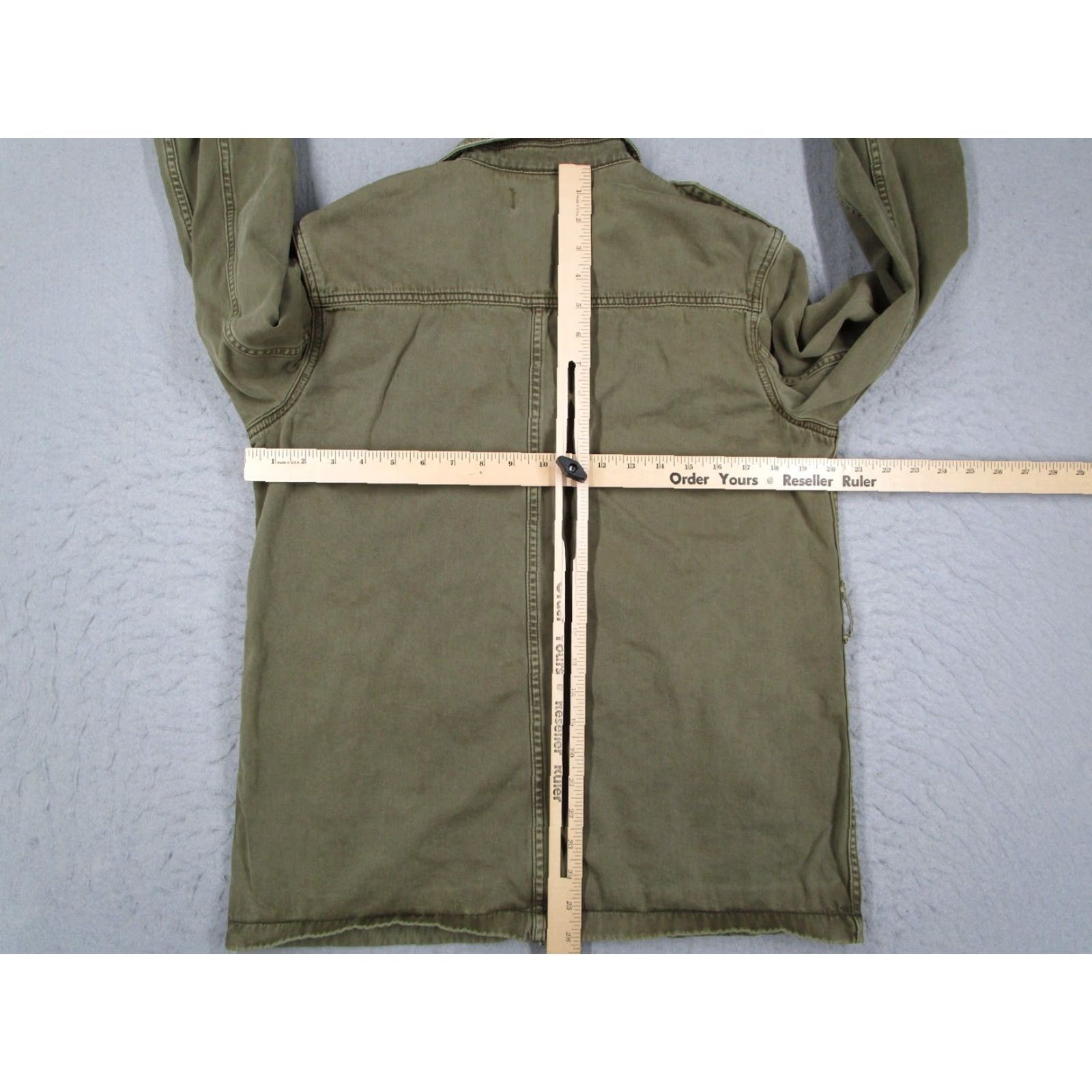 Madewell Madewell Jacket Womens Small Olive Green Utility Field Military Safari Cotton Size S / US 4 / IT 40 - 7 Thumbnail