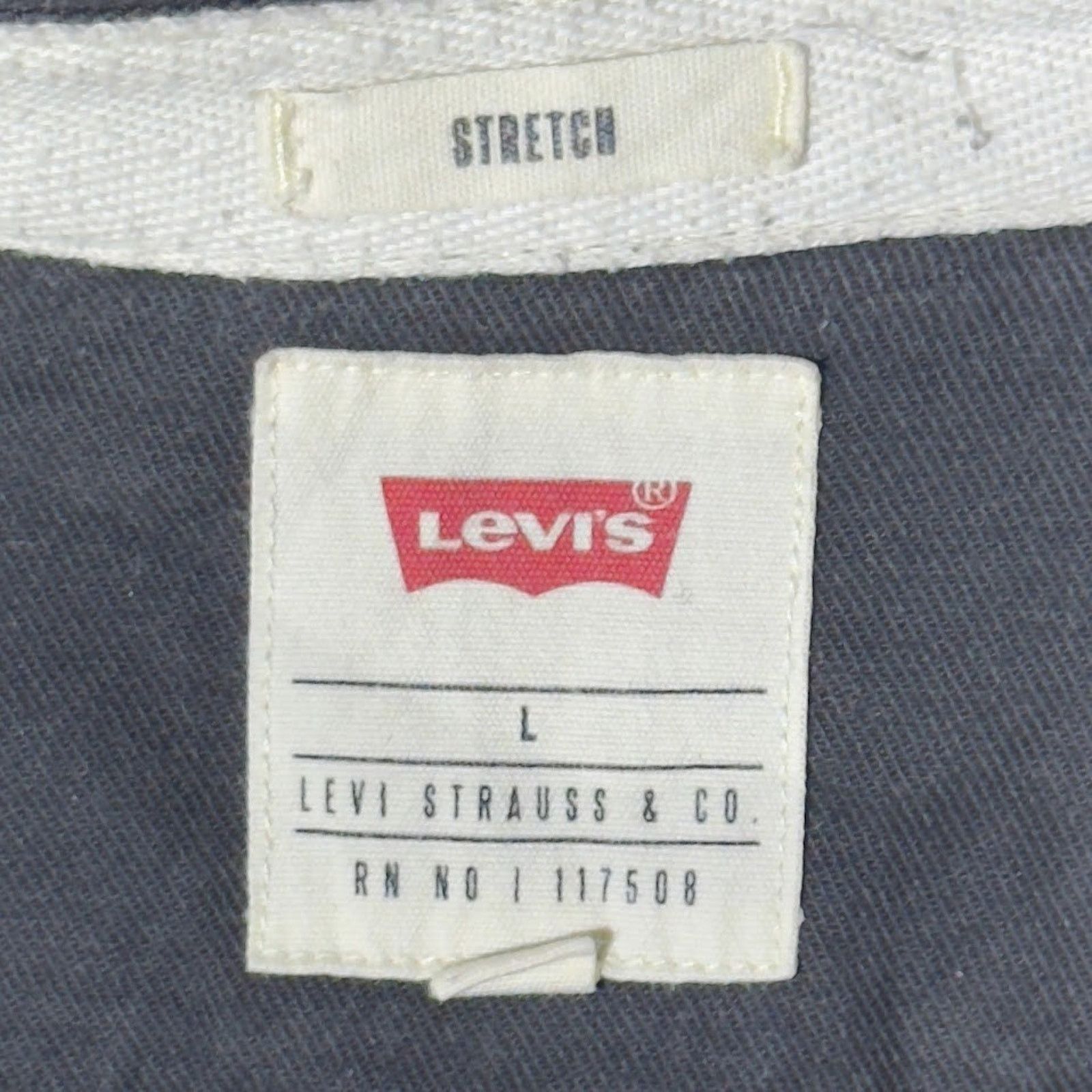 Levi's Levi's Men's Vintage Shacket Size Large Gray Stretch Button Size US L / EU 52-54 / 3 - 5 Thumbnail