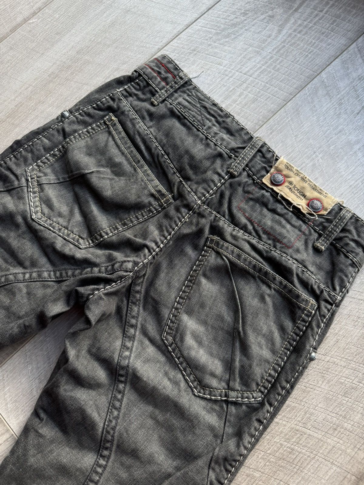 If Six Was Nine Tough Jeansmith Japanese Y2K Relaxed Jeans Gothic Punk Opium Size US 30 / EU 46 - 14 Thumbnail