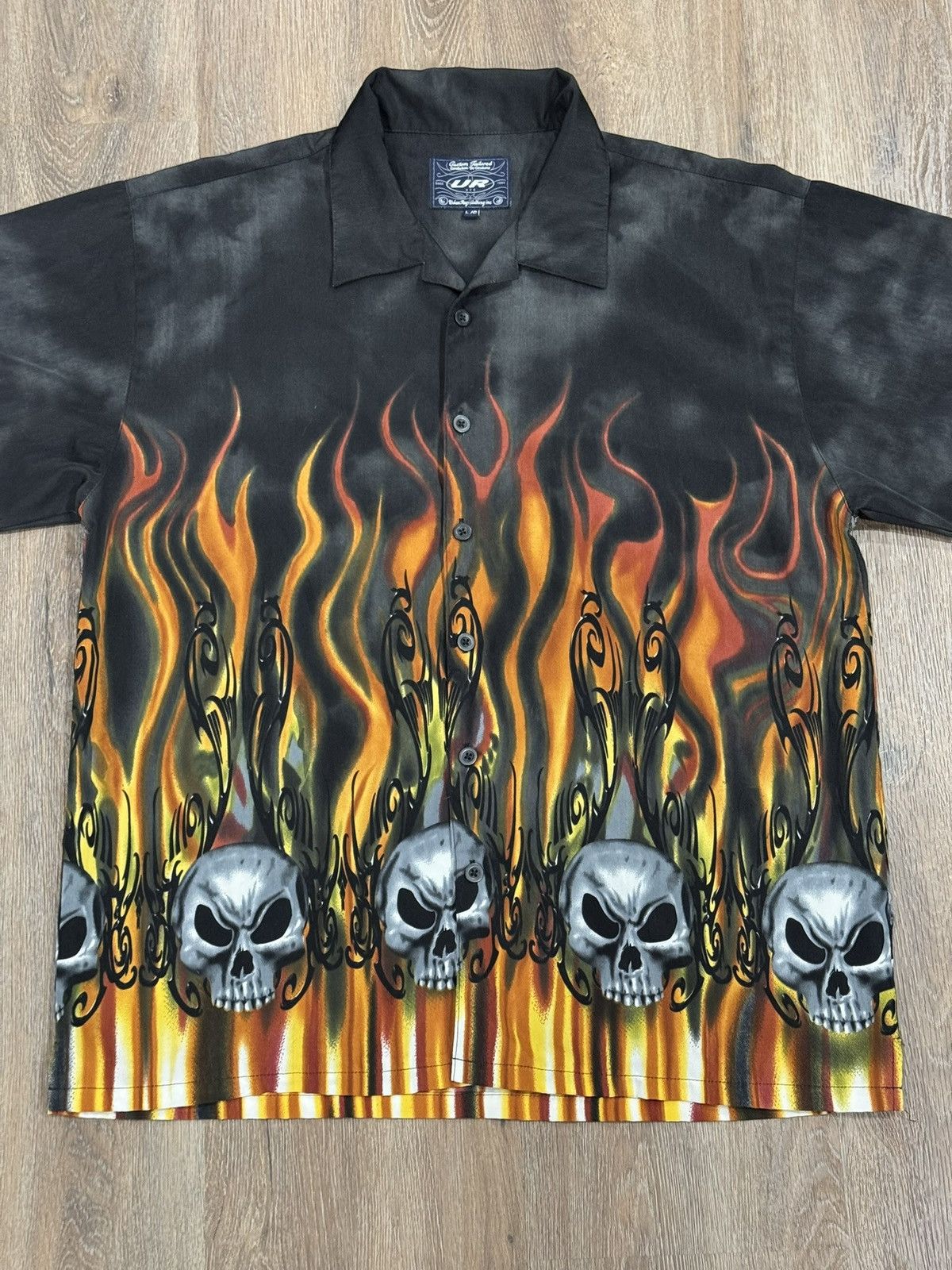 Vintage Vintage Y2K Urban Rags Custom Tailored Button up Shirt Size US L / EU 52-54 / 3 - 3 Thumbnail