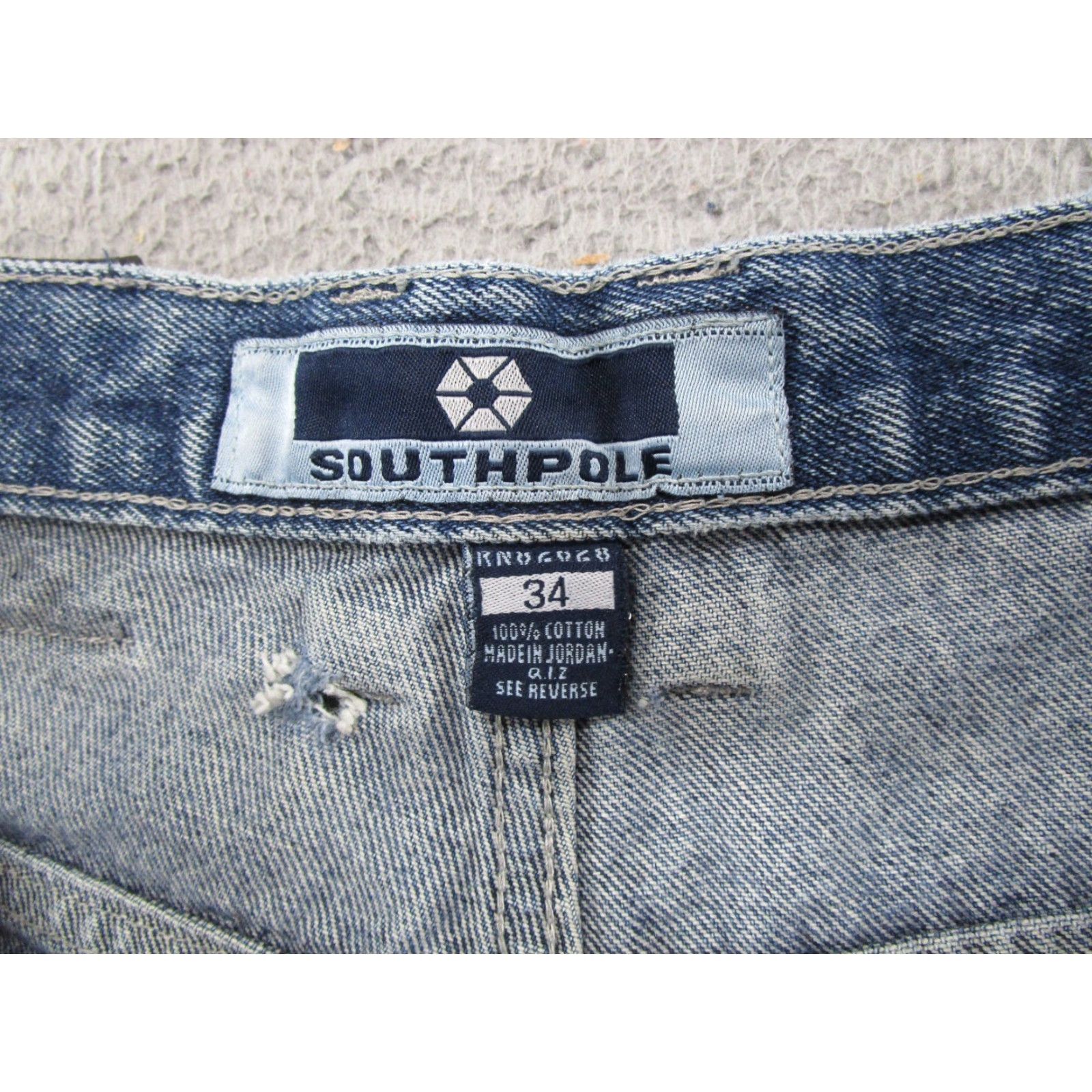 Southpole VINTAGE Southpole Denim Shorts Cargo Baggy 5-Pocket Relaxed Mens 34 Blue Hip Hop 90s Grunge Size US 34 / EU 50 - 4 Thumbnail