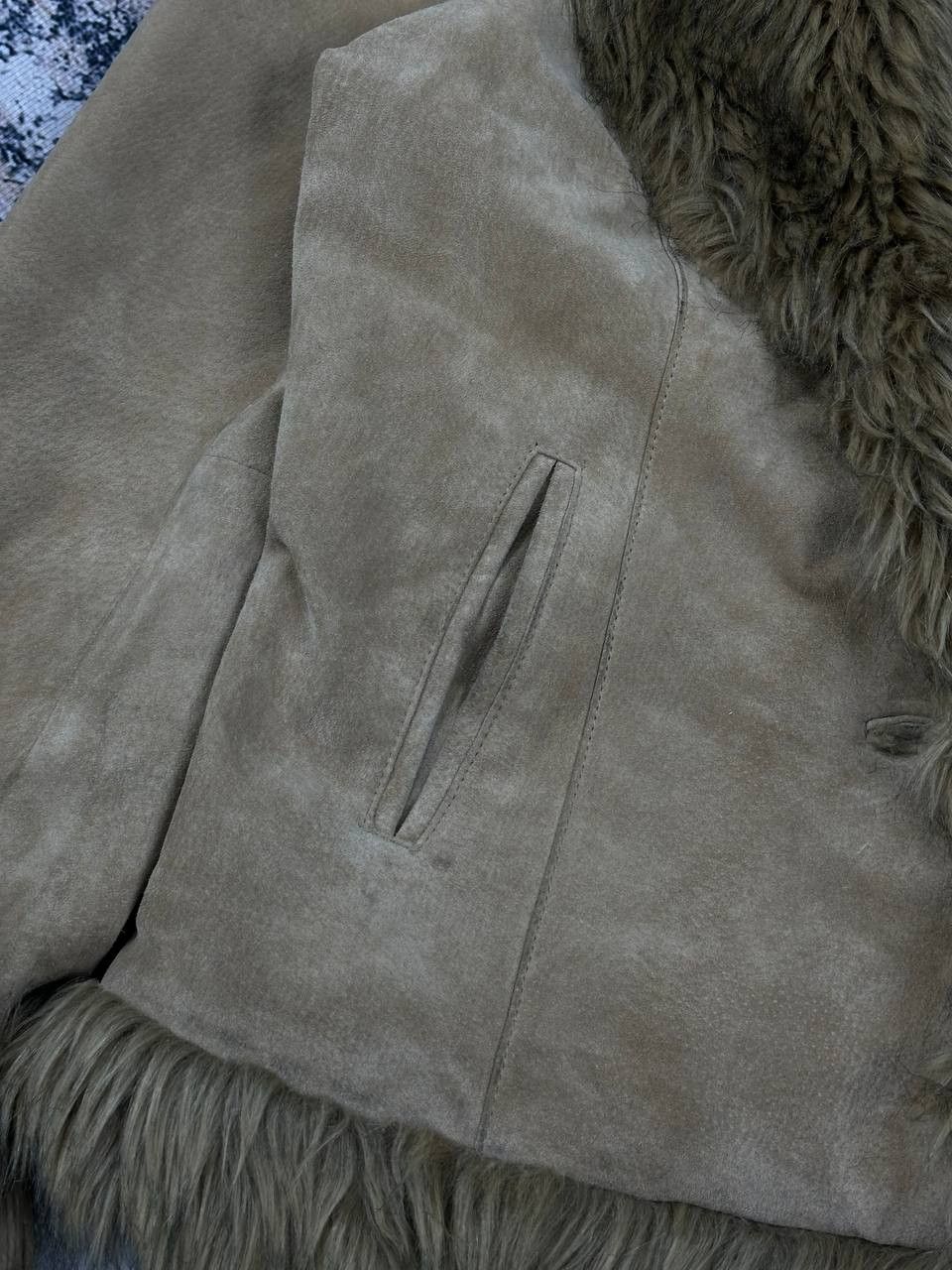 Japanese Brand Vintage Japanese Fur Cropped Suede Style Bomber Y2K Size M / US 6-8 / IT 42-44 - 8 Thumbnail