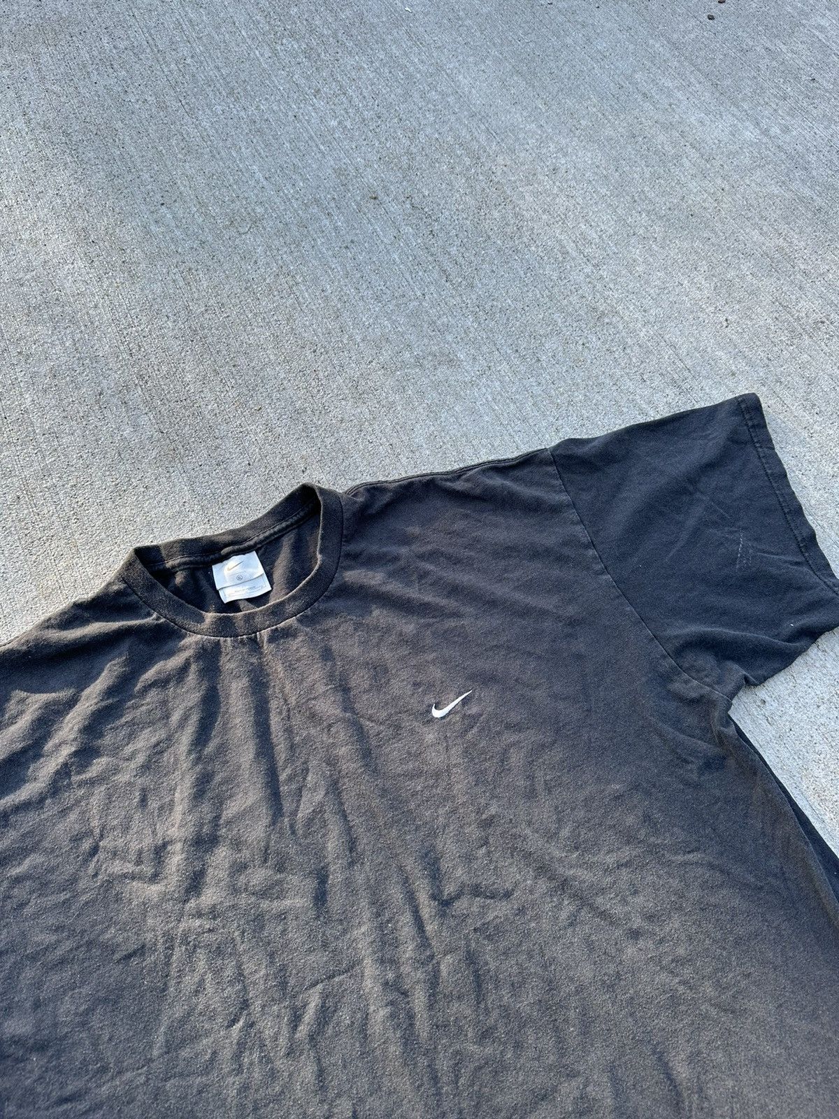 Nike × Vintage 90s Nike Swoosh Vintage Y2K Retro Tee T-Shirt Size US XL / EU 56 / 4 - 3 Thumbnail