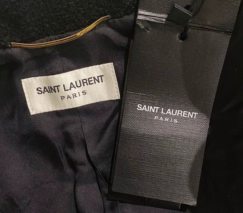 Saint Laurent Paris saint Laurent parisBlack Cropped Jacket 2503-Nextarrow Size XS / US 0-2 / IT 36-38 - 5 Thumbnail