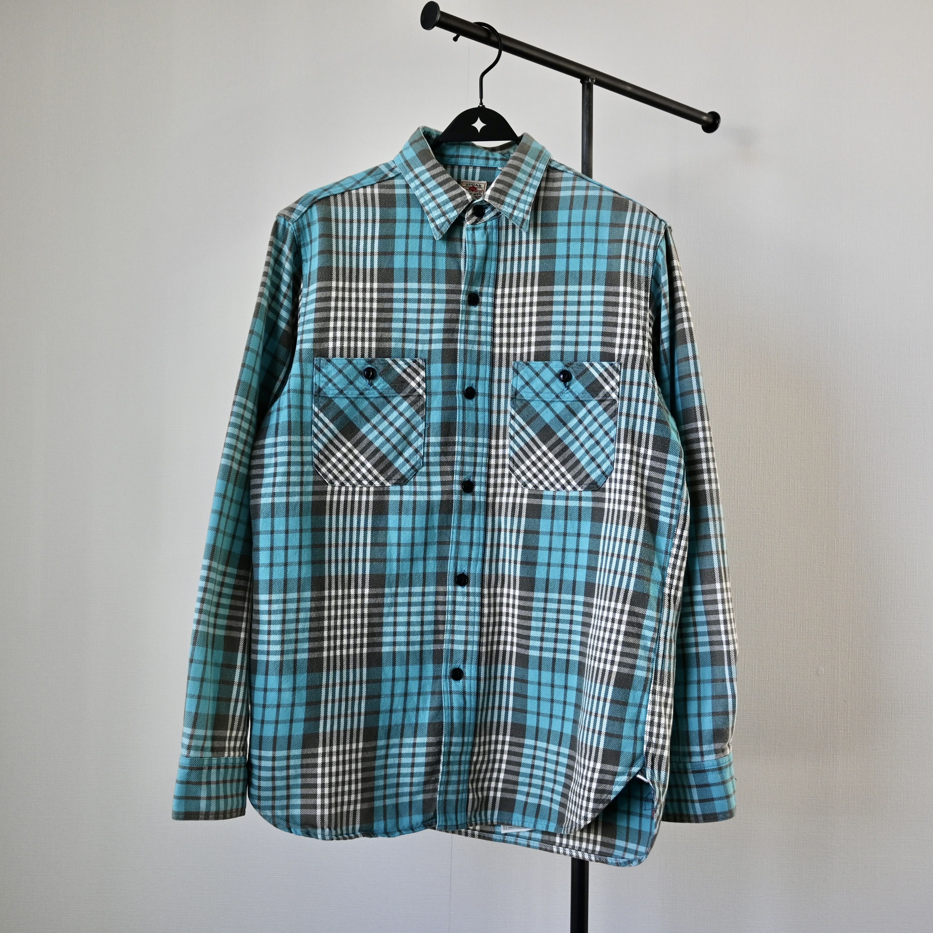 Sugar Cane SUGAR CANE midi-heavy cotton flannel shirt, made in Japan, M Size US M / EU 48-50 / 2 - 1 Thumbnail