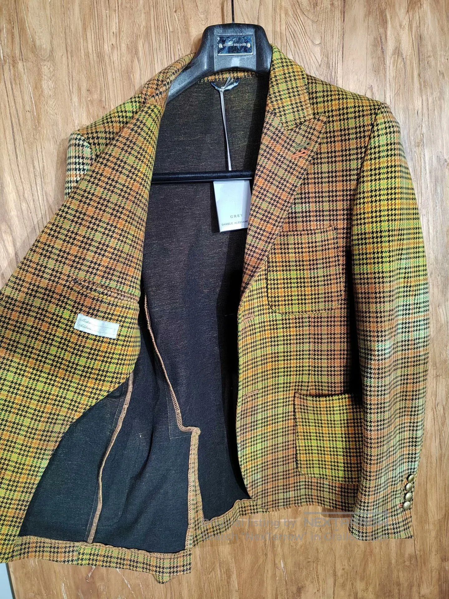Daniele Alessandrini Daniele Alessandrini Check Blazer Jacket. Size US M / EU 48-50 / 2 - 3 Thumbnail