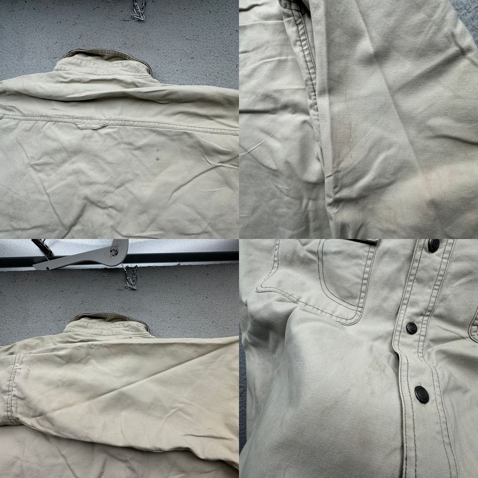 Vintage Columbia Fleece Lined Button Canvas Shirt Shacket Men Large Brown Red Corduroy Collar Shirt Size US L / EU 52-54 / 3 - 9 Thumbnail