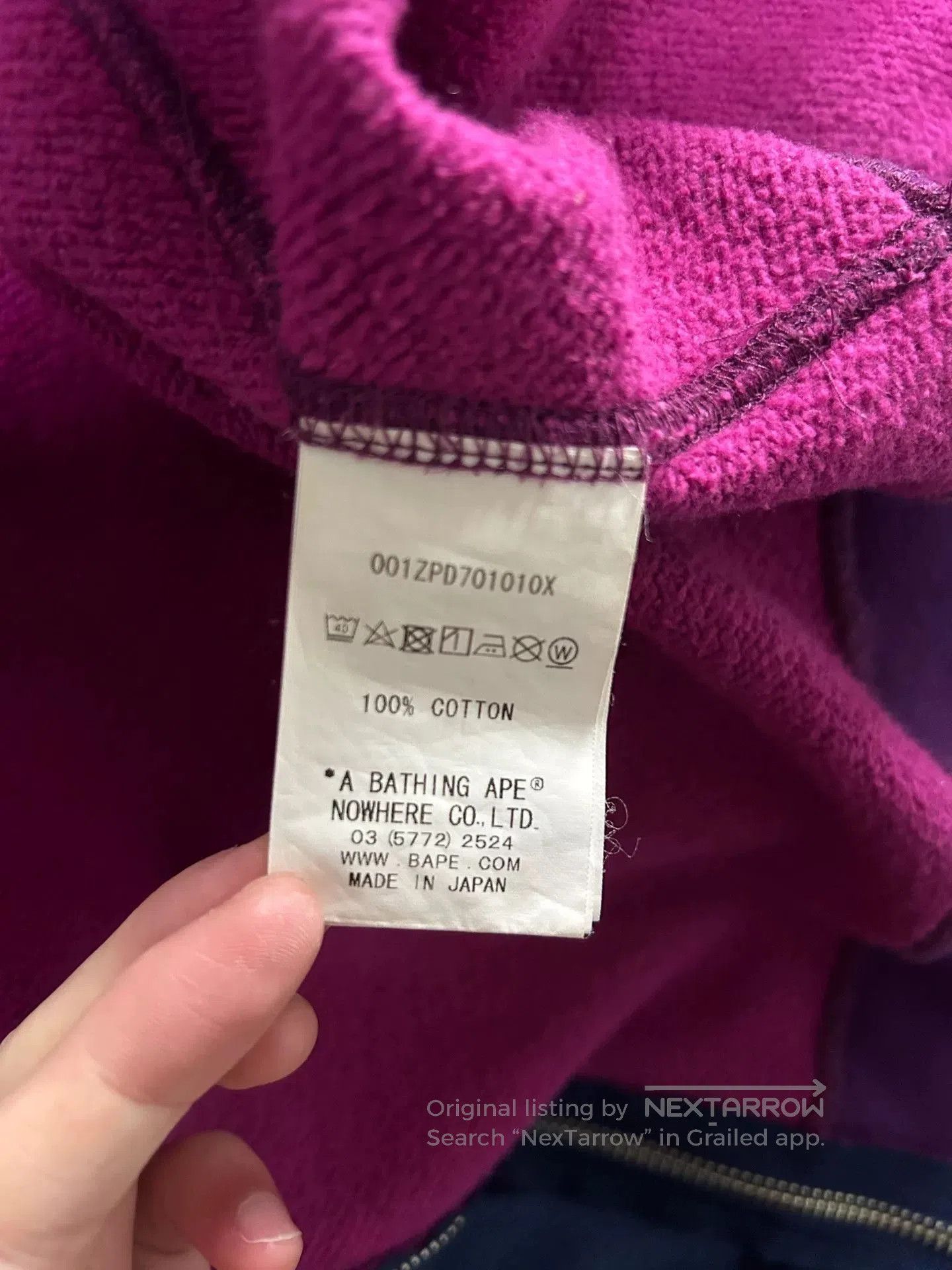 Bape Bape Shark Jacket Blue Purple Size M. Size US M / EU 48-50 / 2 - 5 Thumbnail