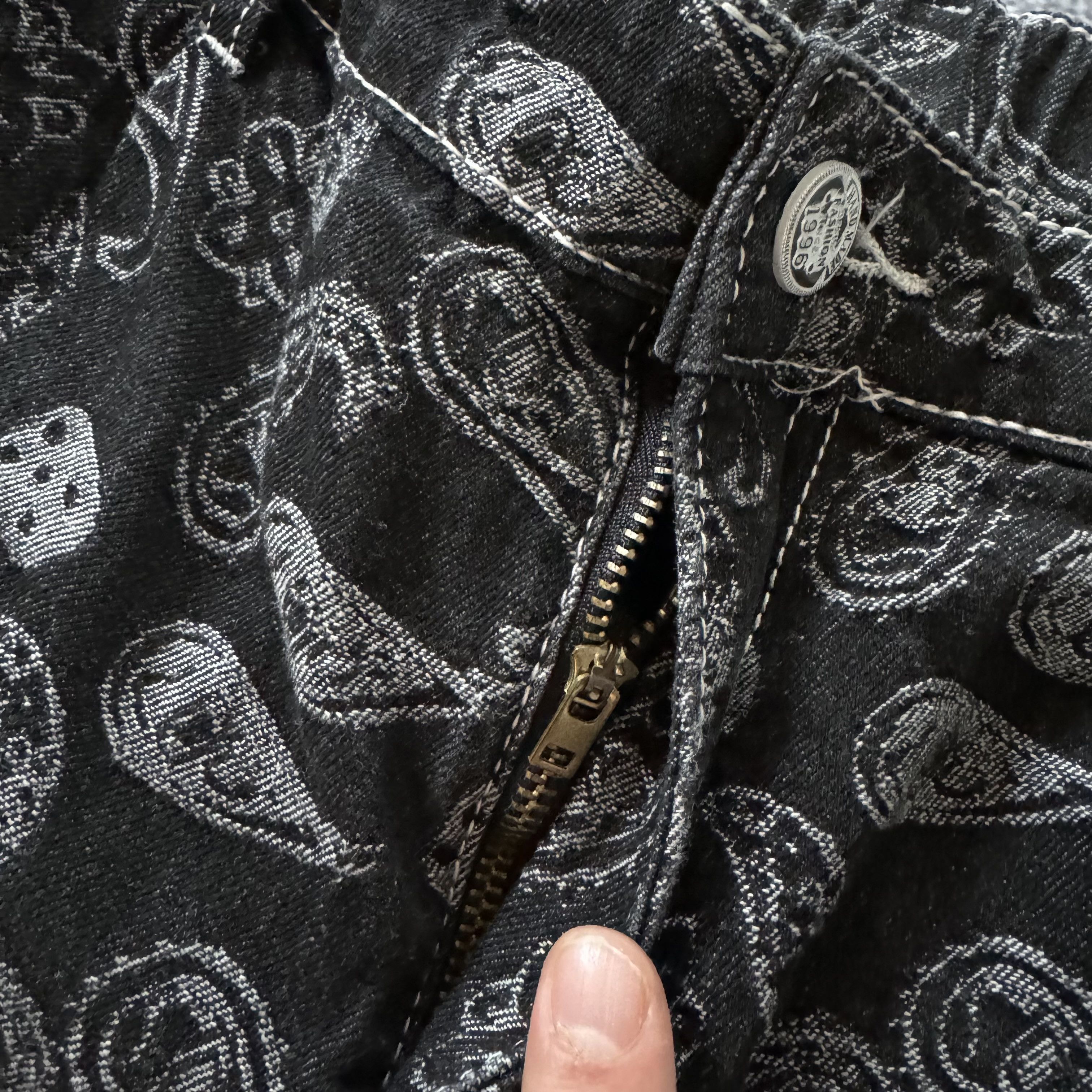JNCO × Vintage VINTAGE HANDMADE BANDANA WORK STYLE PANTS Y2K JAPANESE Size US 30 / EU 46 - 8 Thumbnail