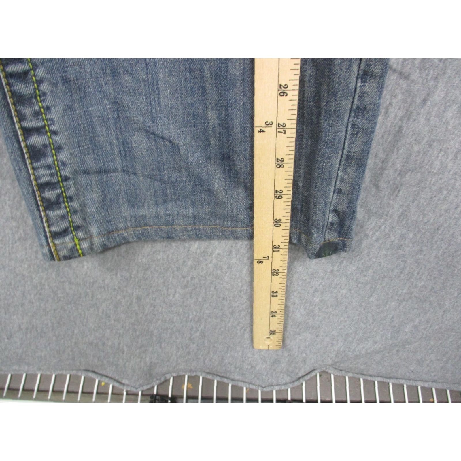 Akademiks Akademiks Jeans Mens 38 Straight Leg Embroidered Back Pockets Distressed Denim 3 Size US 38 / EU 54 - 6 Thumbnail