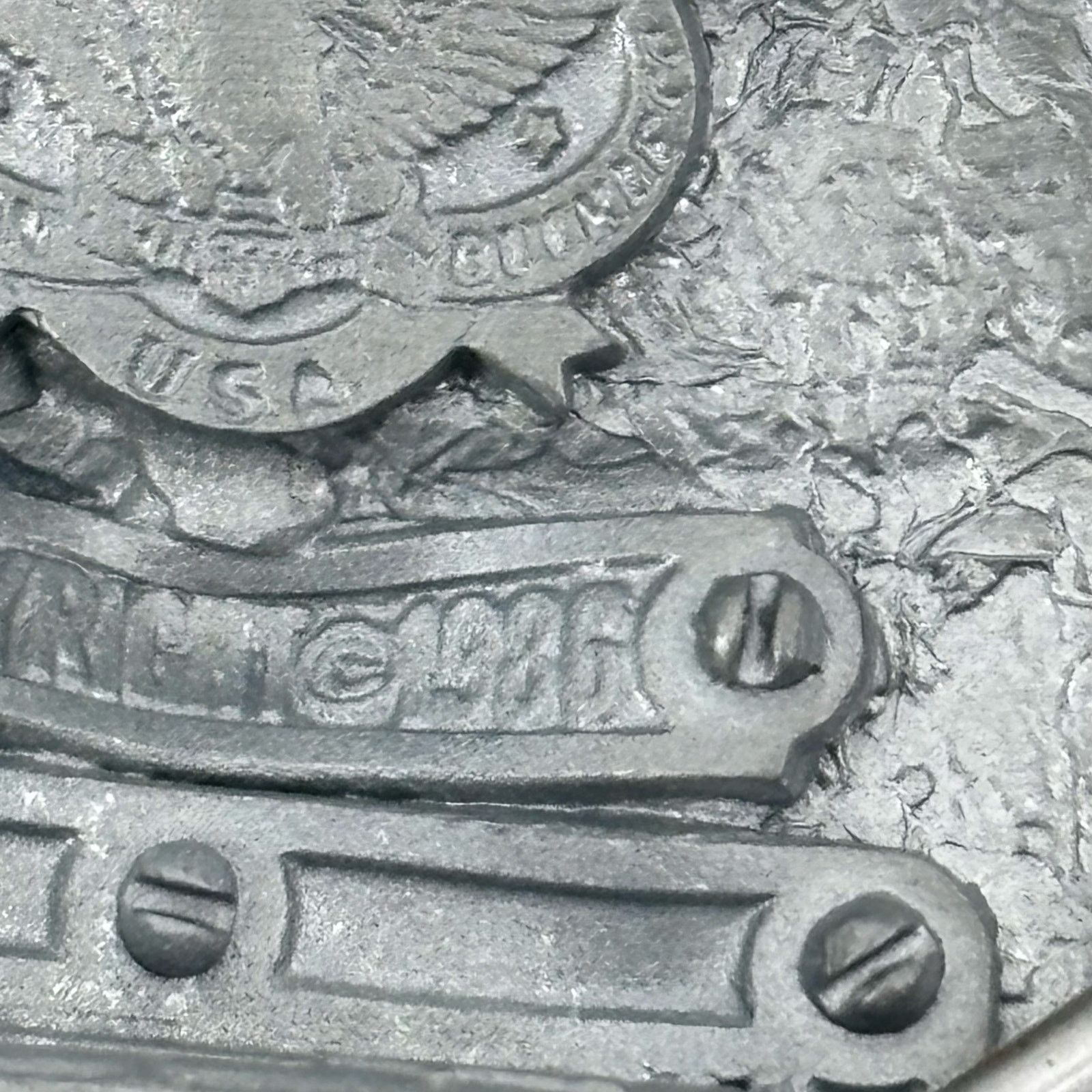 Vintage Great American Belt Buckle Jumping Deer Forest Woods Hunting Size ONE SIZE - 7 Thumbnail