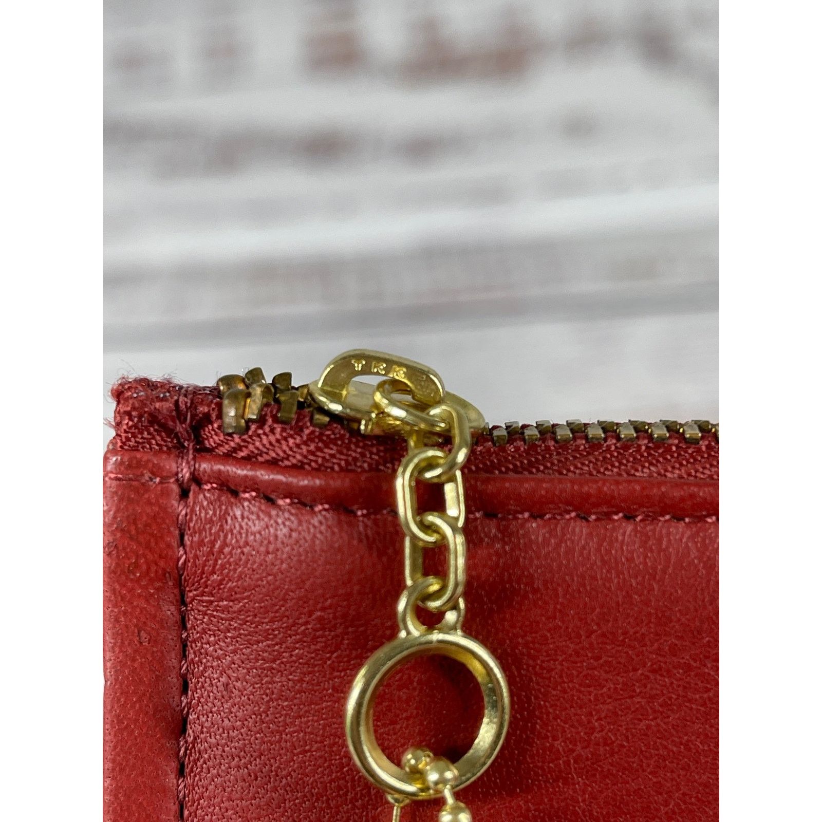 Coach COACH Vintage Leather Red Skinny Case No 7170 New with Box Size ONE SIZE - 8 Thumbnail