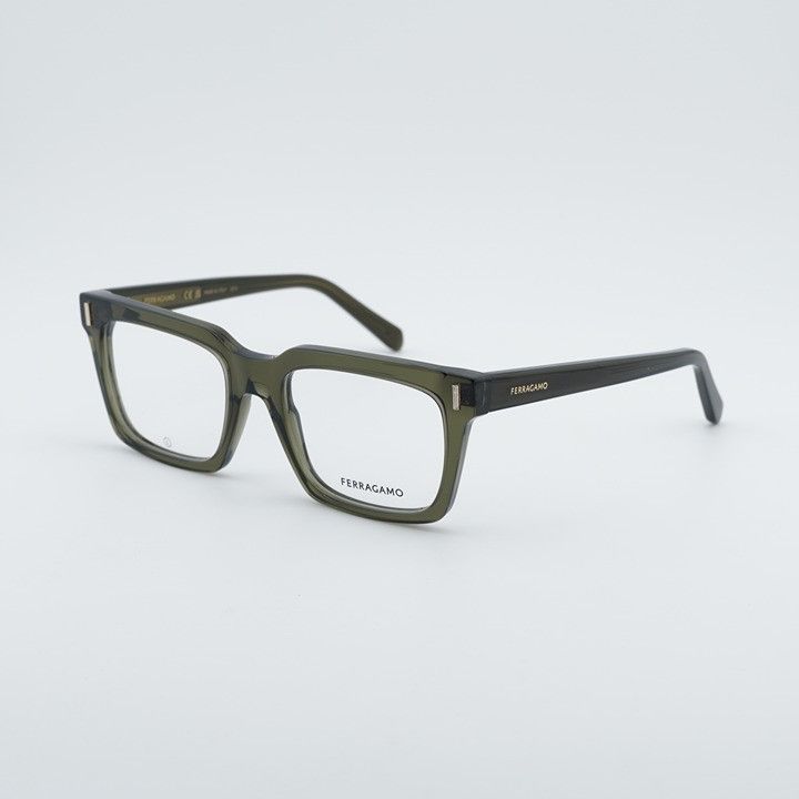 Salvatore Ferragamo Salvatore Ferragamo SF2993 320 Unisex Eyeglasses Khaki 53mm Size ONE SIZE - 9 Thumbnail