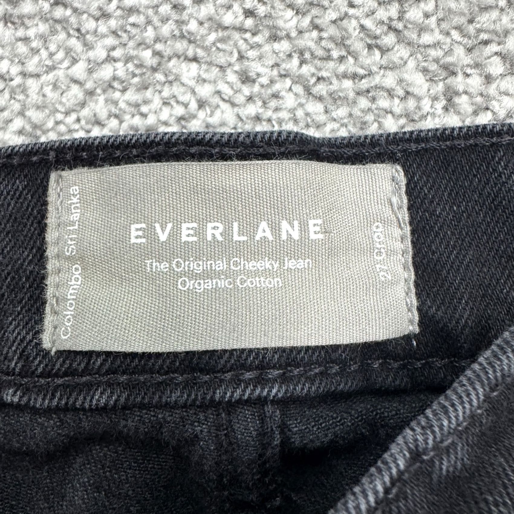 Levi's Everlane The Original Cheeky Cropped Denim Jeans Womens 27 Black Organic Cotton Jeans Size 27" / US 4 / IT 40 - 7 Thumbnail