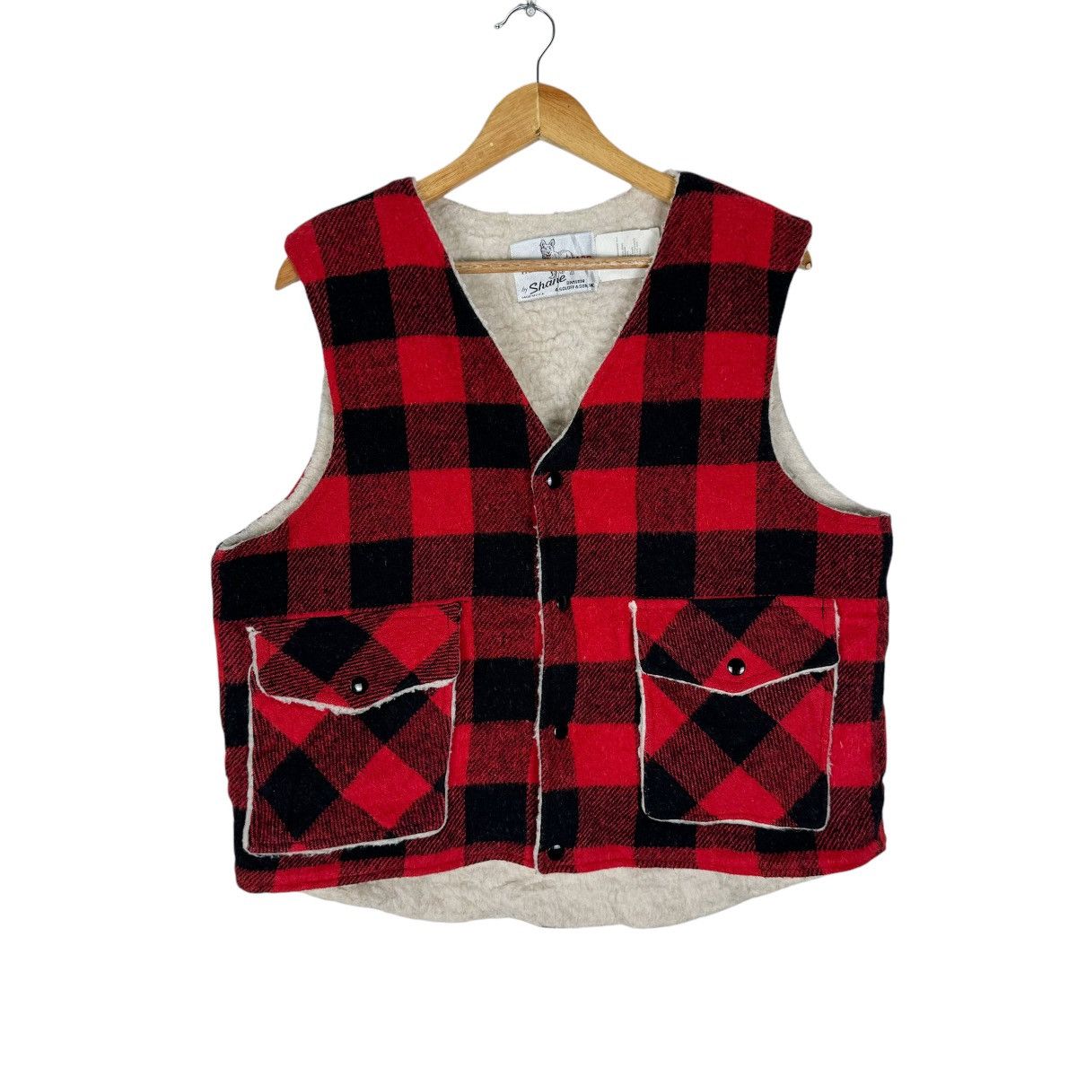 ☀️VTG SHANE MACKINAW TARTAN SNAP BUTTON JACKET LIKE FILSON
