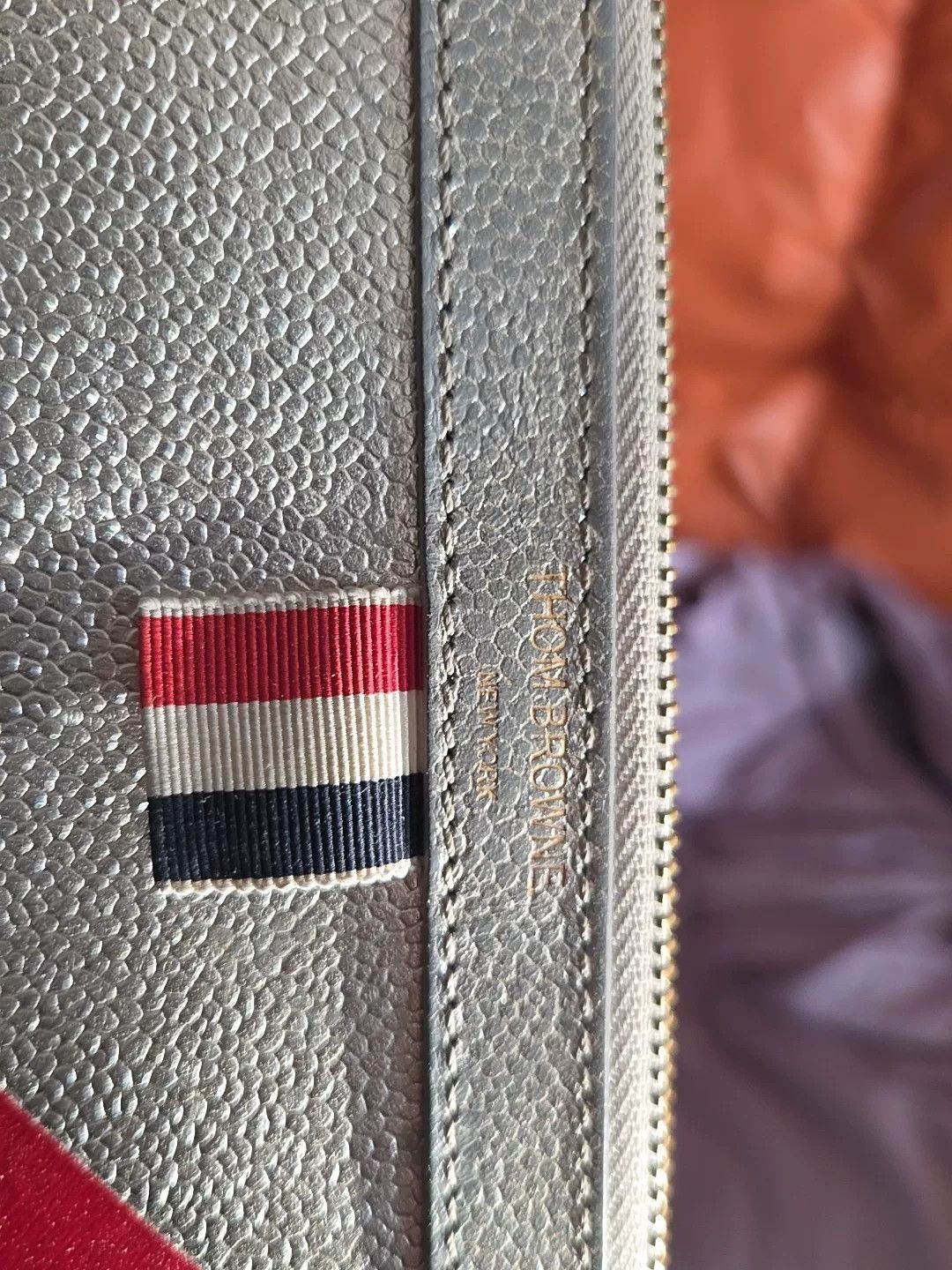 Thom Browne thom browne metallic clutch bag with stripes Size ONE SIZE - 2 Thumbnail