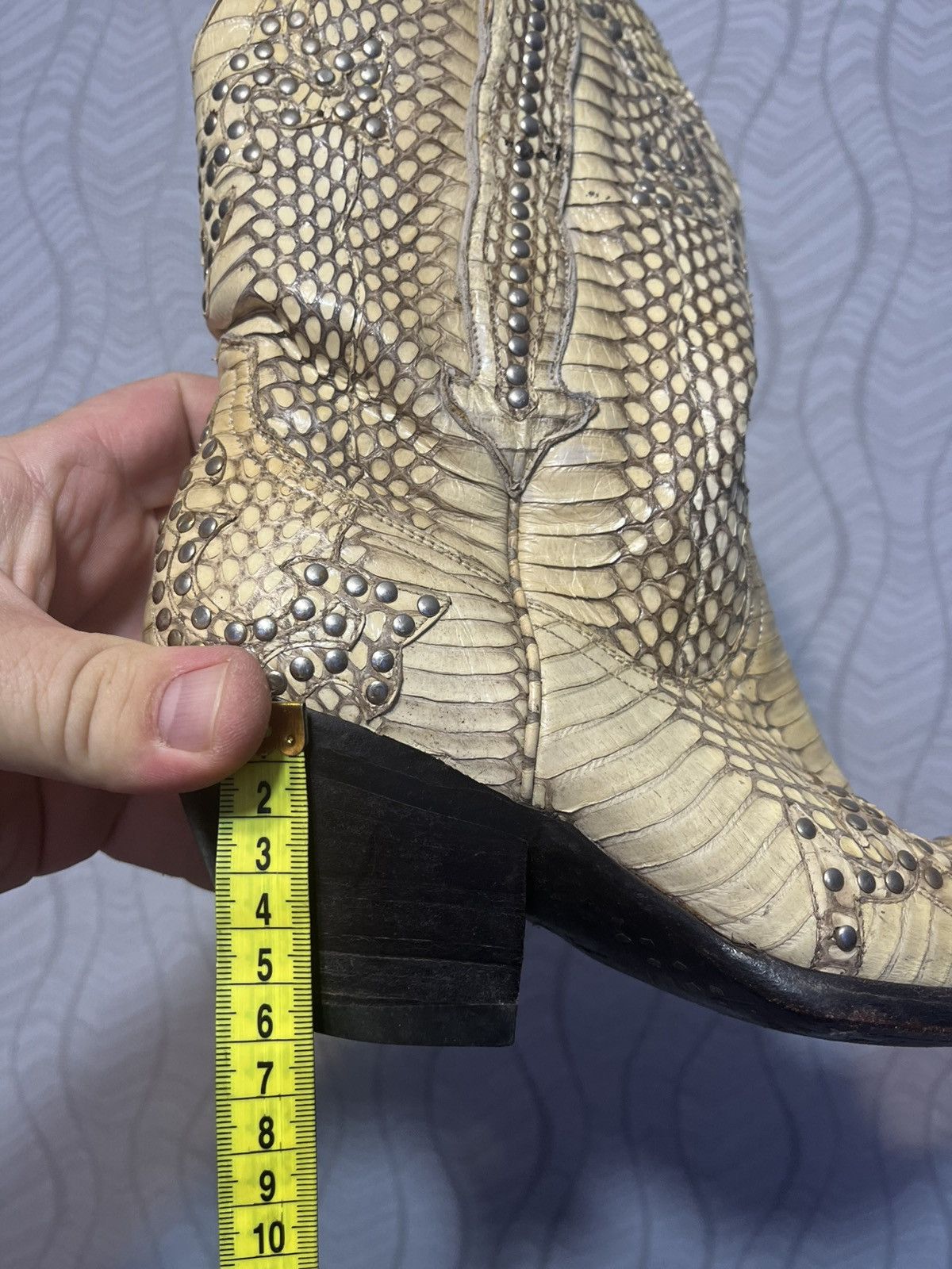 Old Gringo RARE Mexicana Old Gringo Collection Snakeskin Western Boots Size US 8.5 / IT 38.5 - 15 Thumbnail
