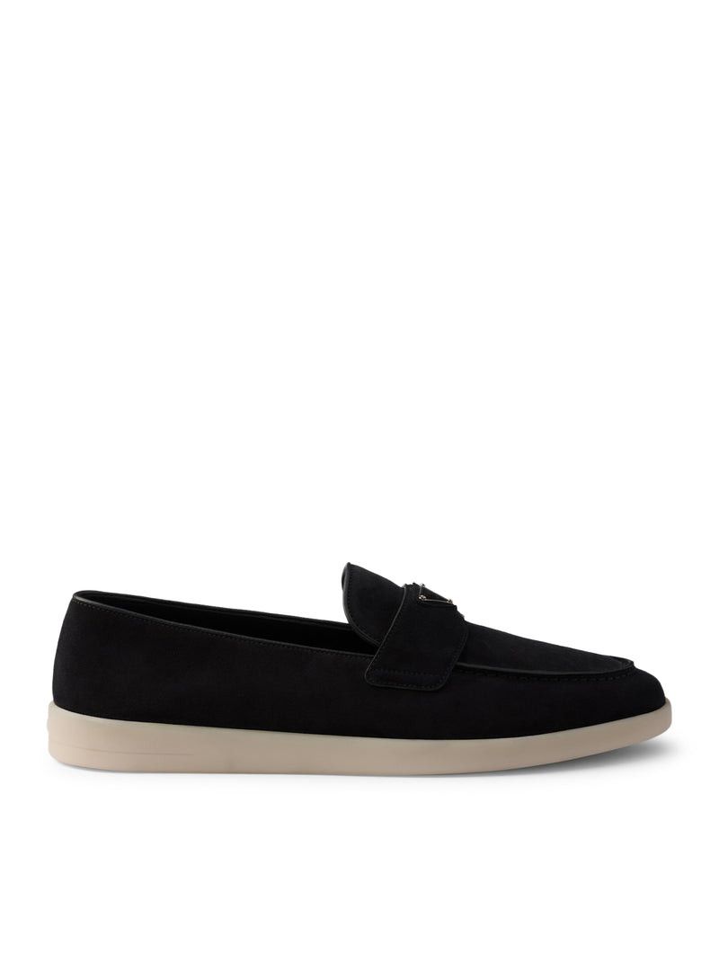 Prada SUEDE LOAFERS Size US 11 / EU 44 - 1 Thumbnail