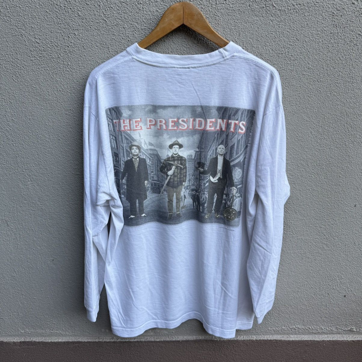Band Tees Vtg 90s THE PRESIDENTS OF THE UNITED STATES AMERICA band Size US XL / EU 56 / 4 - 1 Thumbnail