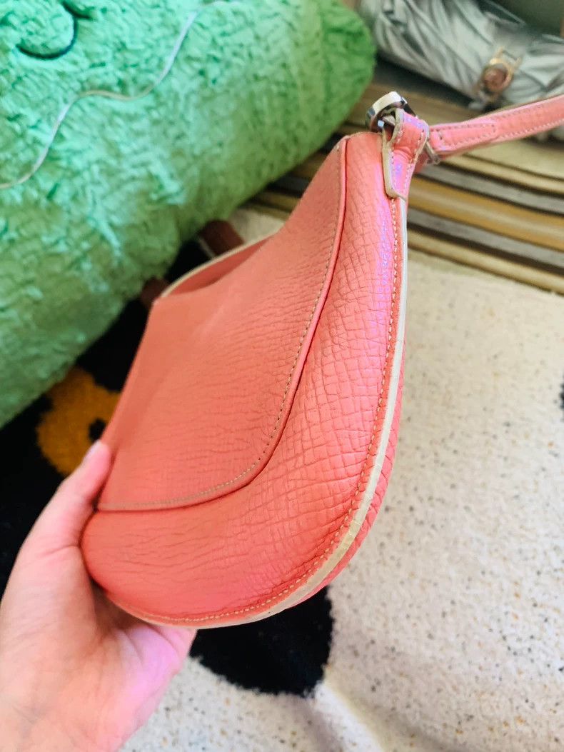Loewe loewe Peach pink lychee skin small armpit bag 2503-Nextarro Size ONE SIZE - 7 Thumbnail