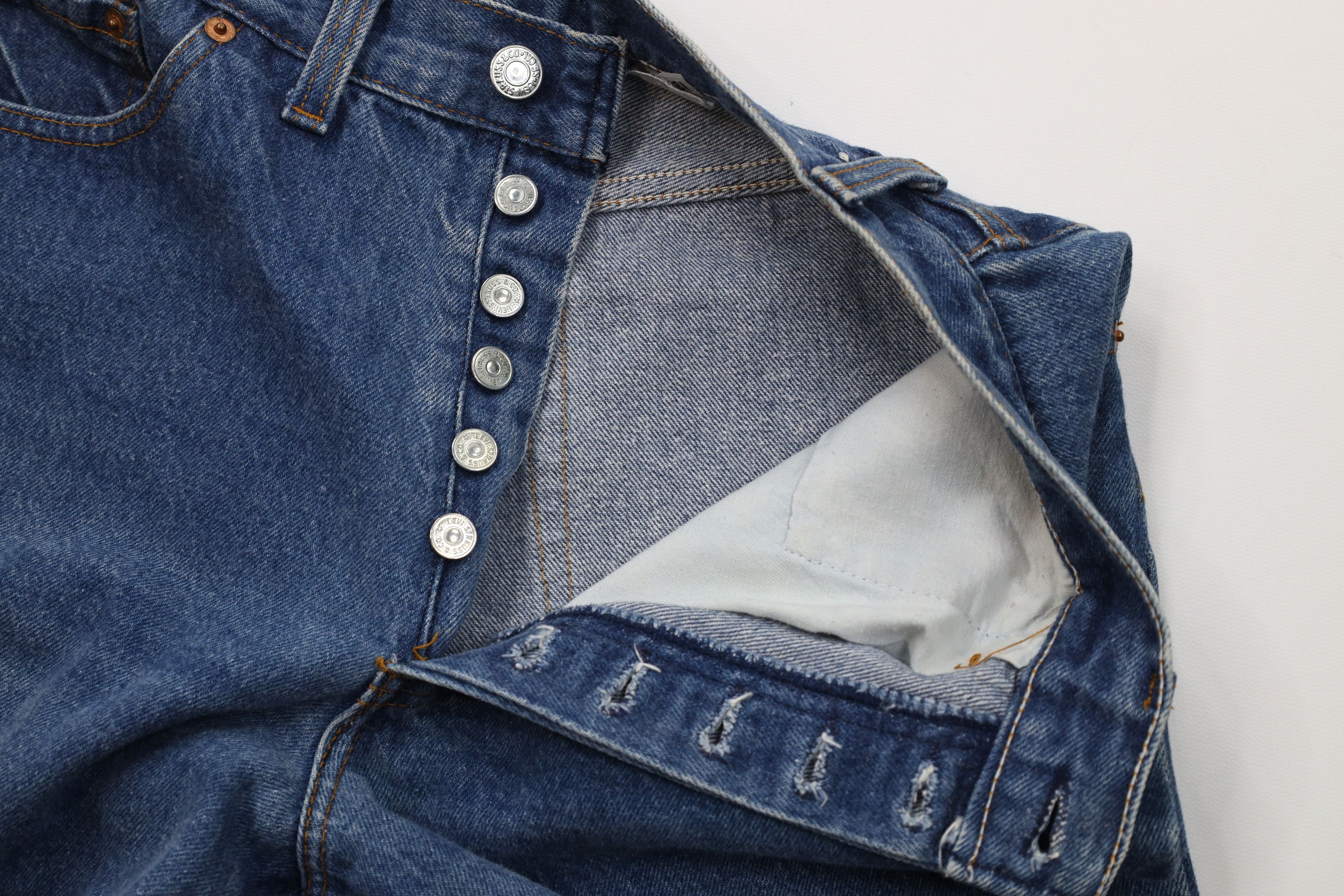 Levi's Vintage 80s Levis 501xx Button Fly Original Fit Jeans USA Size 34" / US 12 / IT 48 - 7 Thumbnail