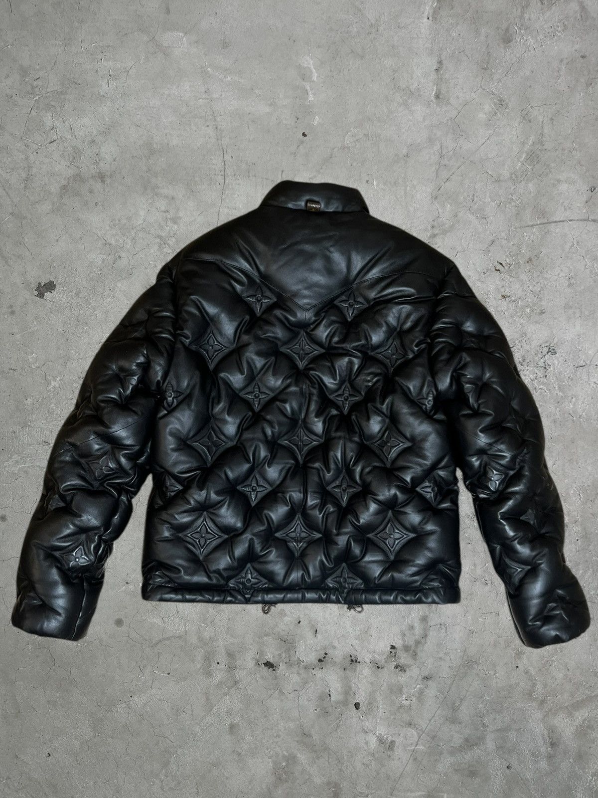 Louis Vuitton Louis Vuitton Embossed Monogram Leather Jacket Size US S / EU 44-46 / 1 - 3 Thumbnail