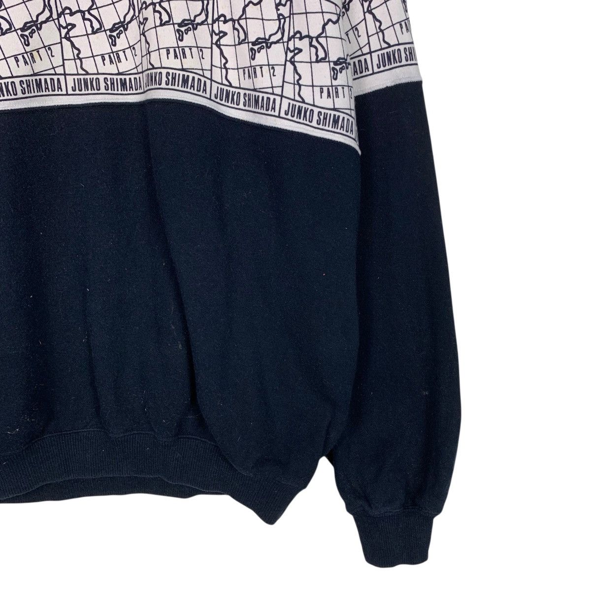 Junko Shimada 90’s JUNKO SHIMADA Colorblock Crewneck Sweatshirt #3631-C166 Size US M / EU 48-50 / 2 - 7 Thumbnail