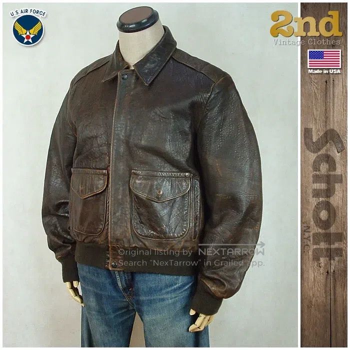 Other A2 cowhide flight jacket Size US M / EU 48-50 / 2 - 1 Thumbnail