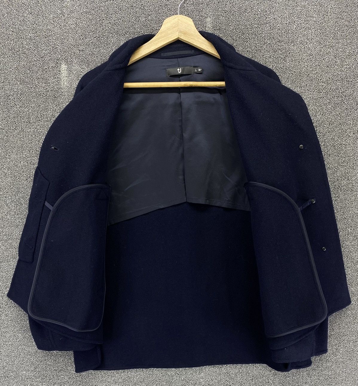 Jil Sander × Uniqlo Jill Sander x Uniqlo Beigi Wool Coat Jacket Size L / US 10 / IT 46 - 7 Thumbnail