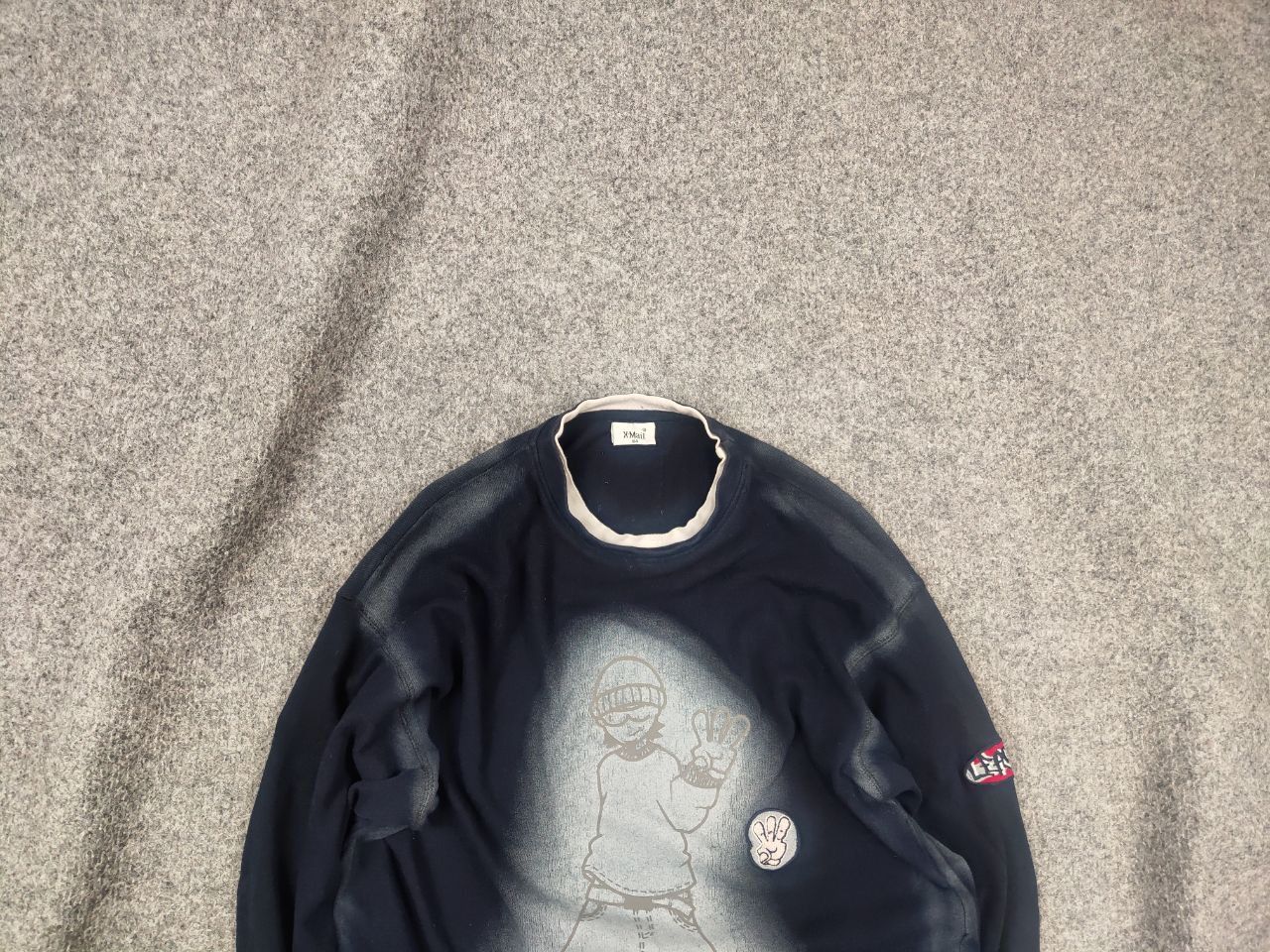 Vintage Vintage Y2K Grass Hither Long sleeve Sweatshirt Rap HipHop Size US S / EU 44-46 / 1 - 2 Thumbnail