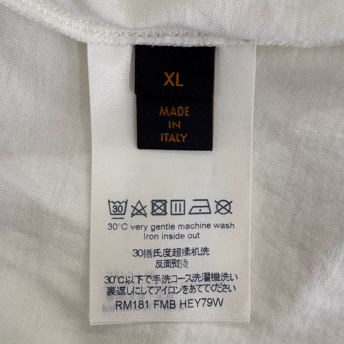 Louis Vuitton LV Graffiti Slogan Longsleeve XL 99 Size US XL / EU 56 / 4 - 4 Thumbnail