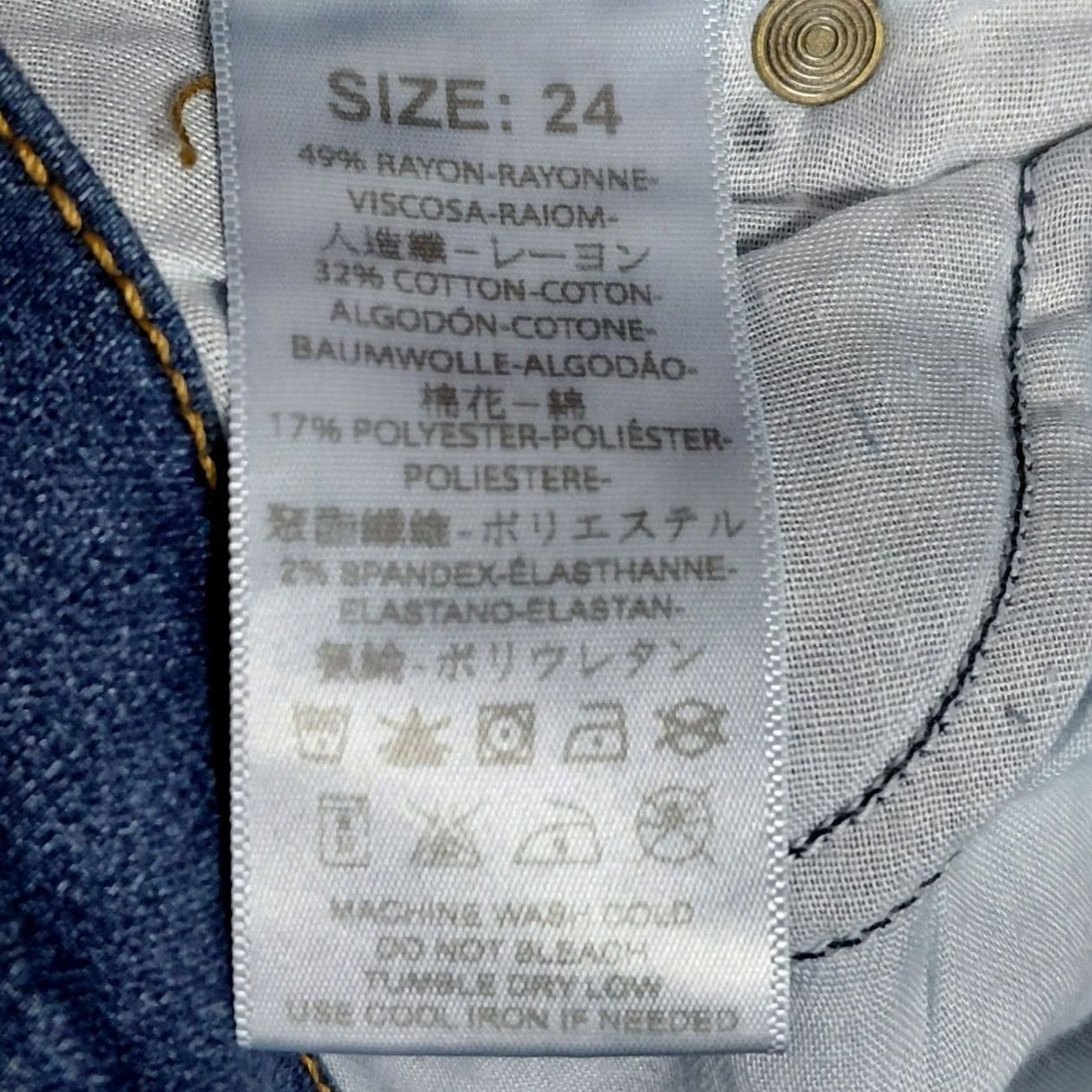 Free People FREE PEOPLE Flare Jeans Jeans Blue Women 24 Regular Denim Cotton Spandex Solid Stretch Comfort Women Jeans Size 42" / US 20 - 6 Thumbnail