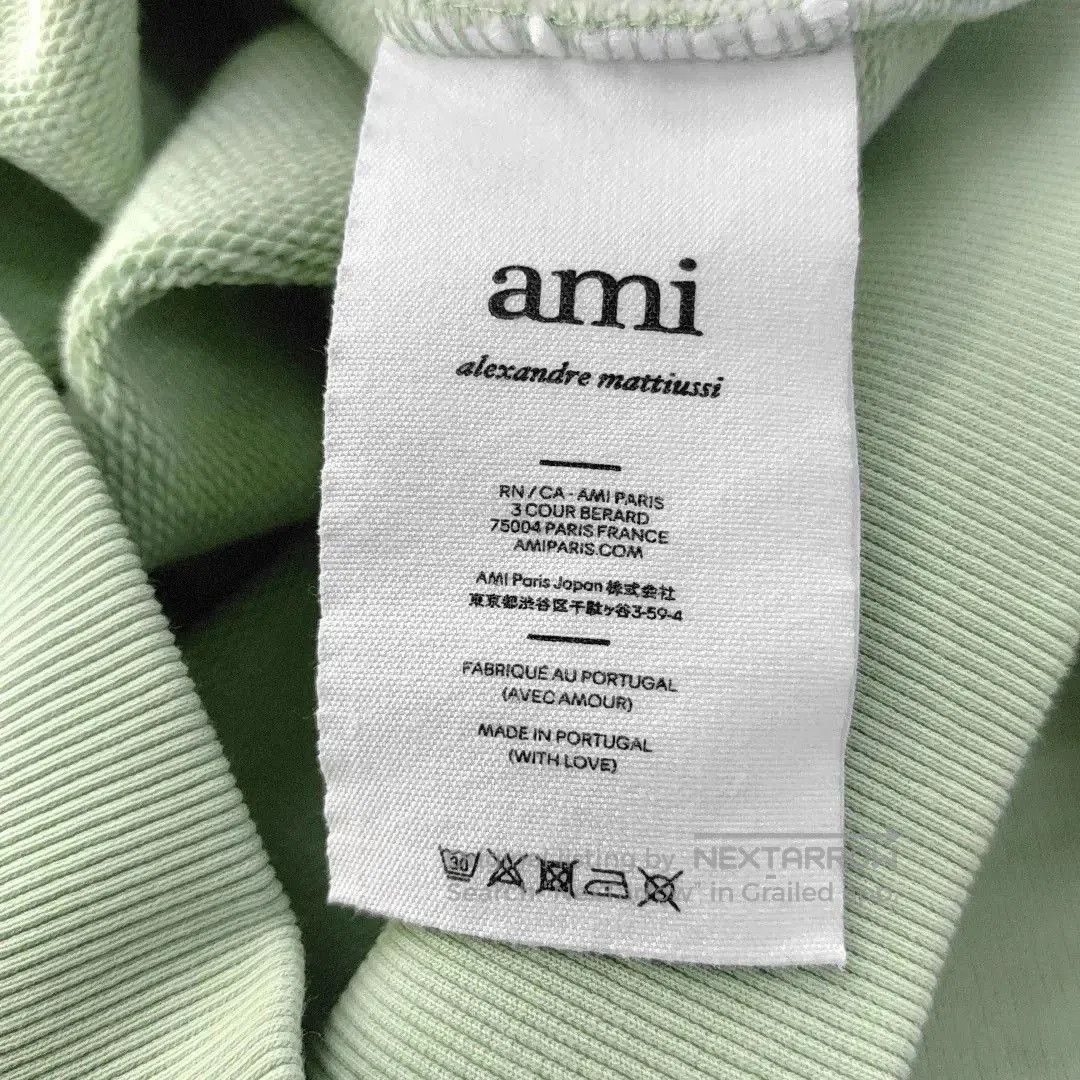 AMI AMI Green Heart Embroidered Hoodie. Size XS / US 0-2 / IT 36-38 - 4 Thumbnail